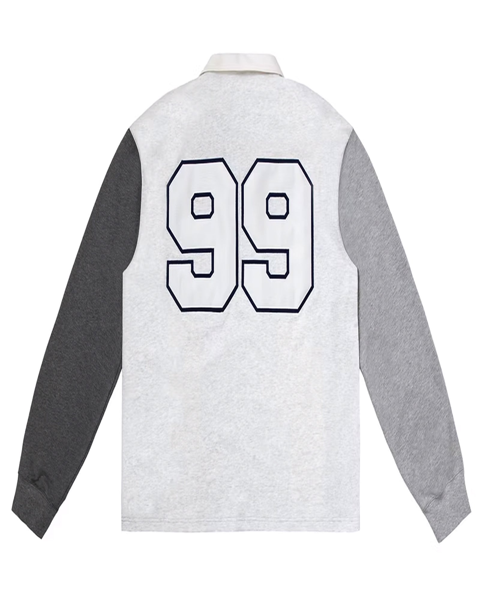 VANDY THE PINK・ヴァンディー・ザ・ピンク - L/S Tシャツ PATCHWORK POLO LS TEE / HEATHER GRAY