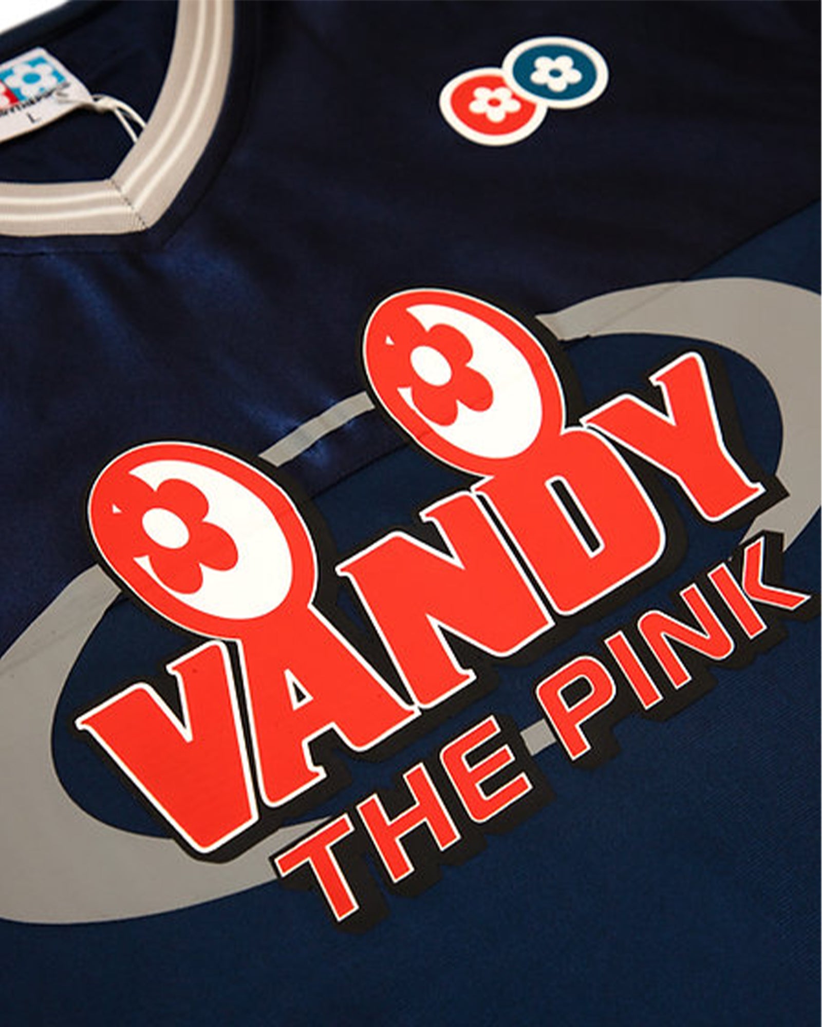 VANDY THE PINK・ヴァンディー・ザ・ピンク - Tシャツ・カットソー FOOTBALL JERSEY / NAVY