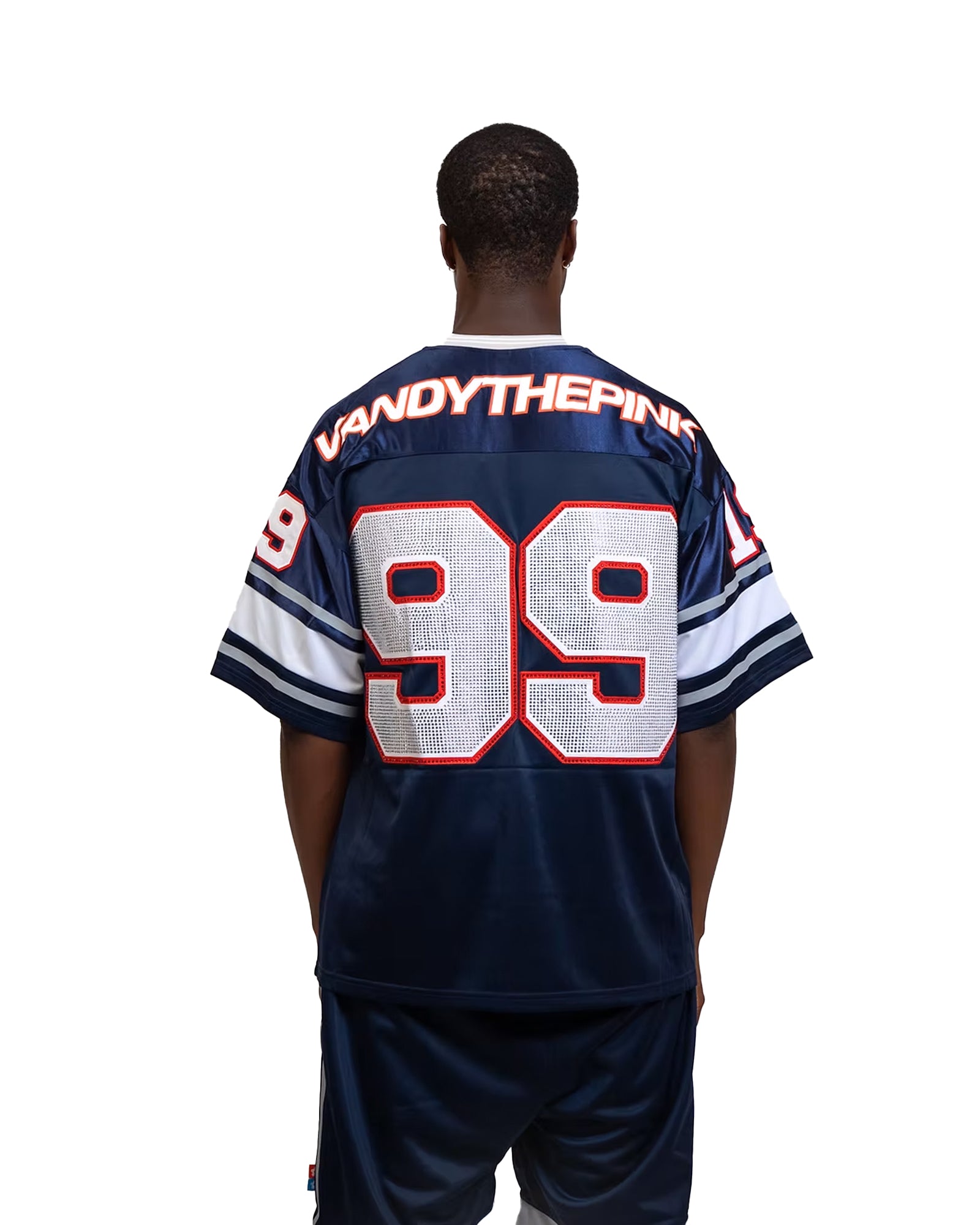 VANDY THE PINK・ヴァンディー・ザ・ピンク - Tシャツ・カットソー FOOTBALL JERSEY / NAVY