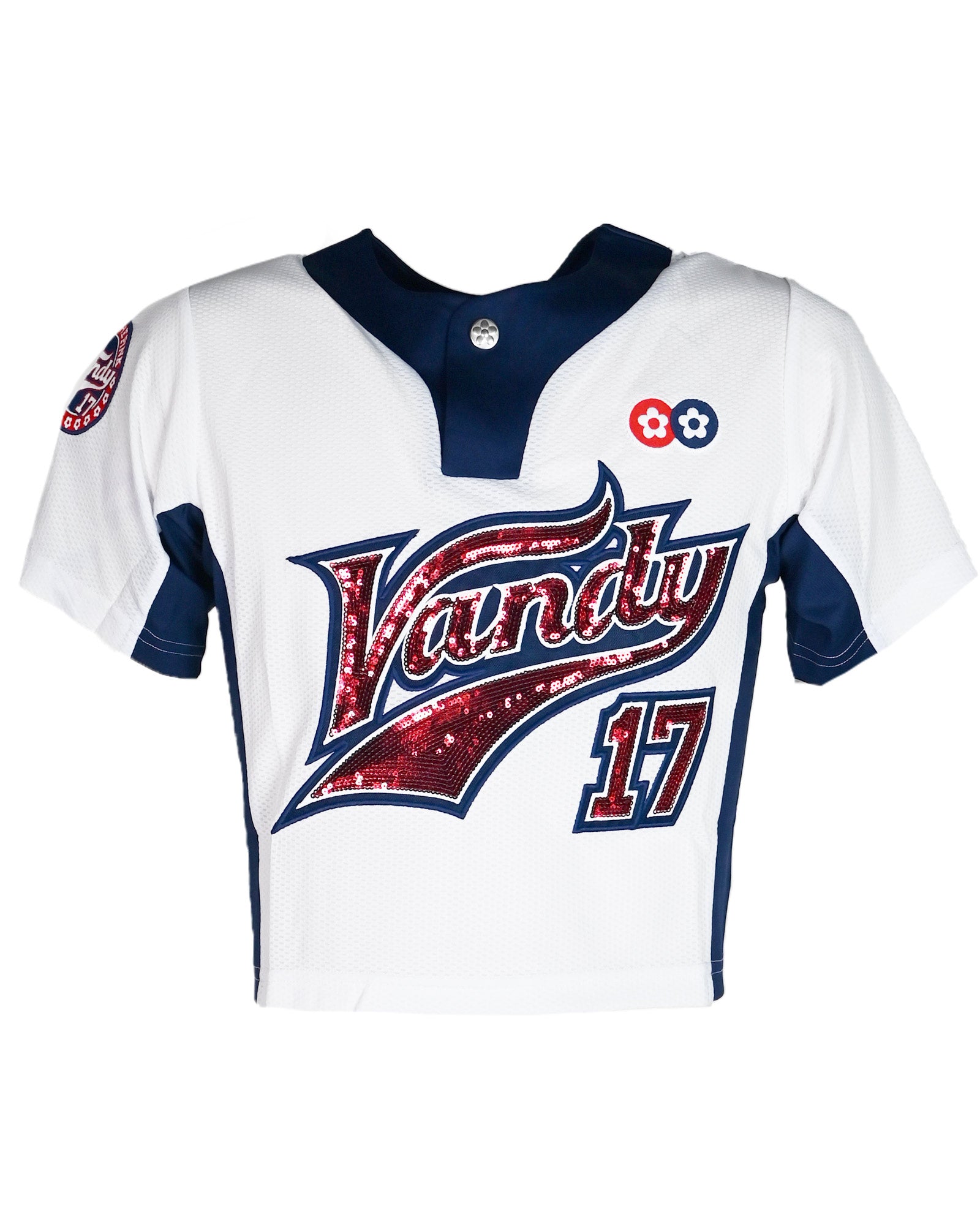 BABY BASEBALL JERSEY / WHITE
