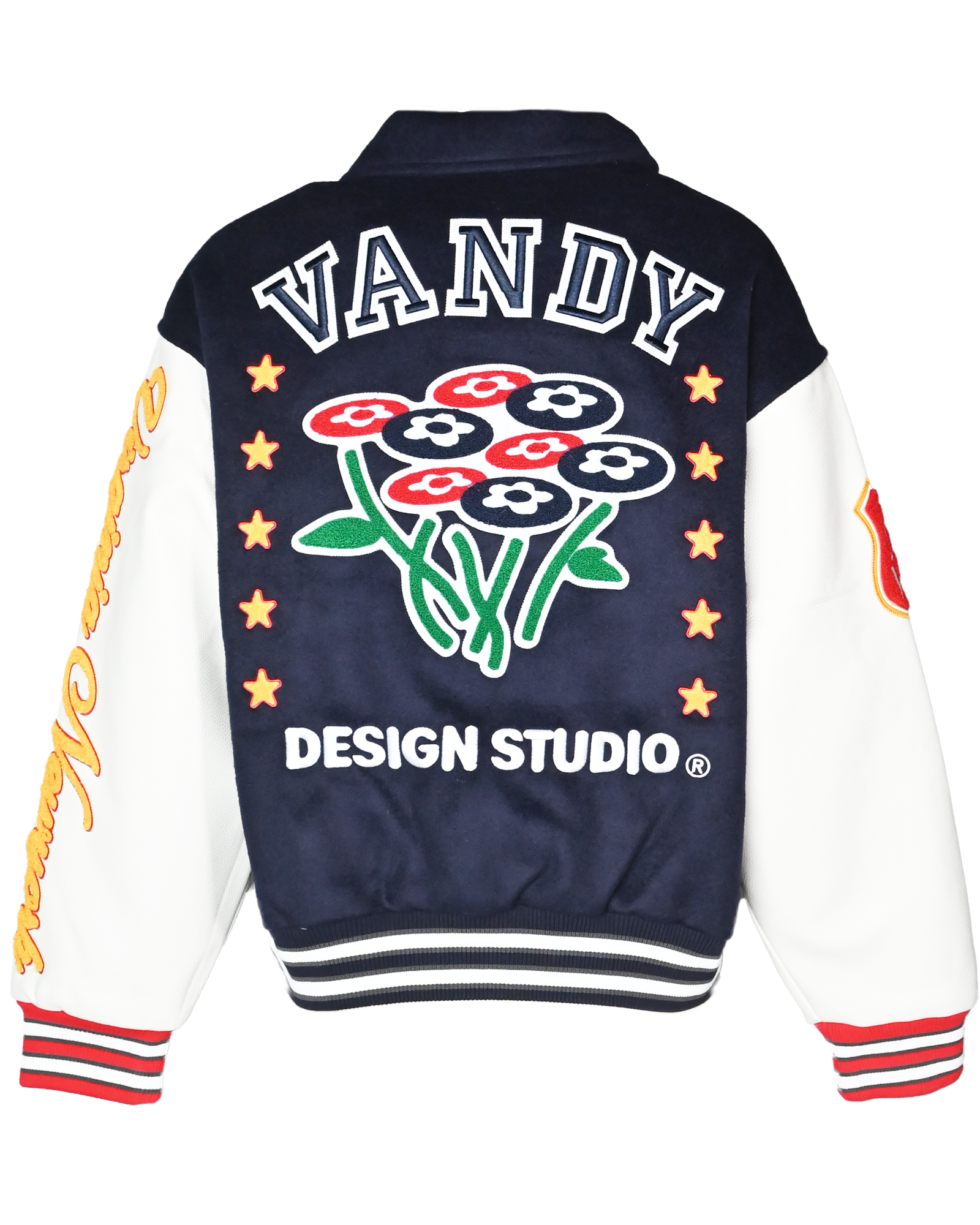 VANDY THE PINK・ヴァンディー・ザ・ピンク - ジャケット VARSITY JACKET 10 YEAR ANNIVERSARY / NAVY
