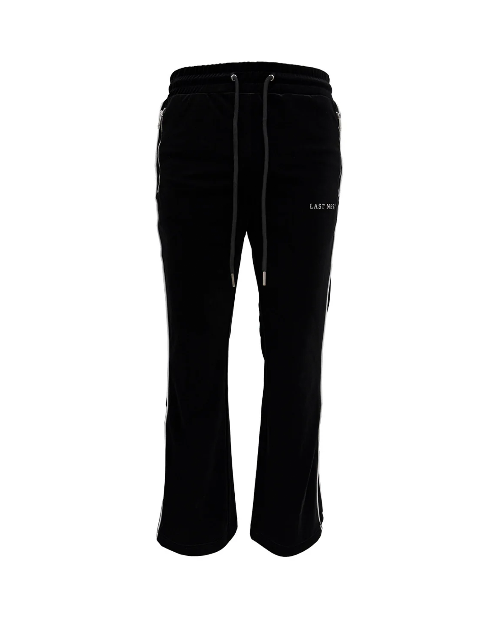 VELVET TRACK PANTS / BLACK