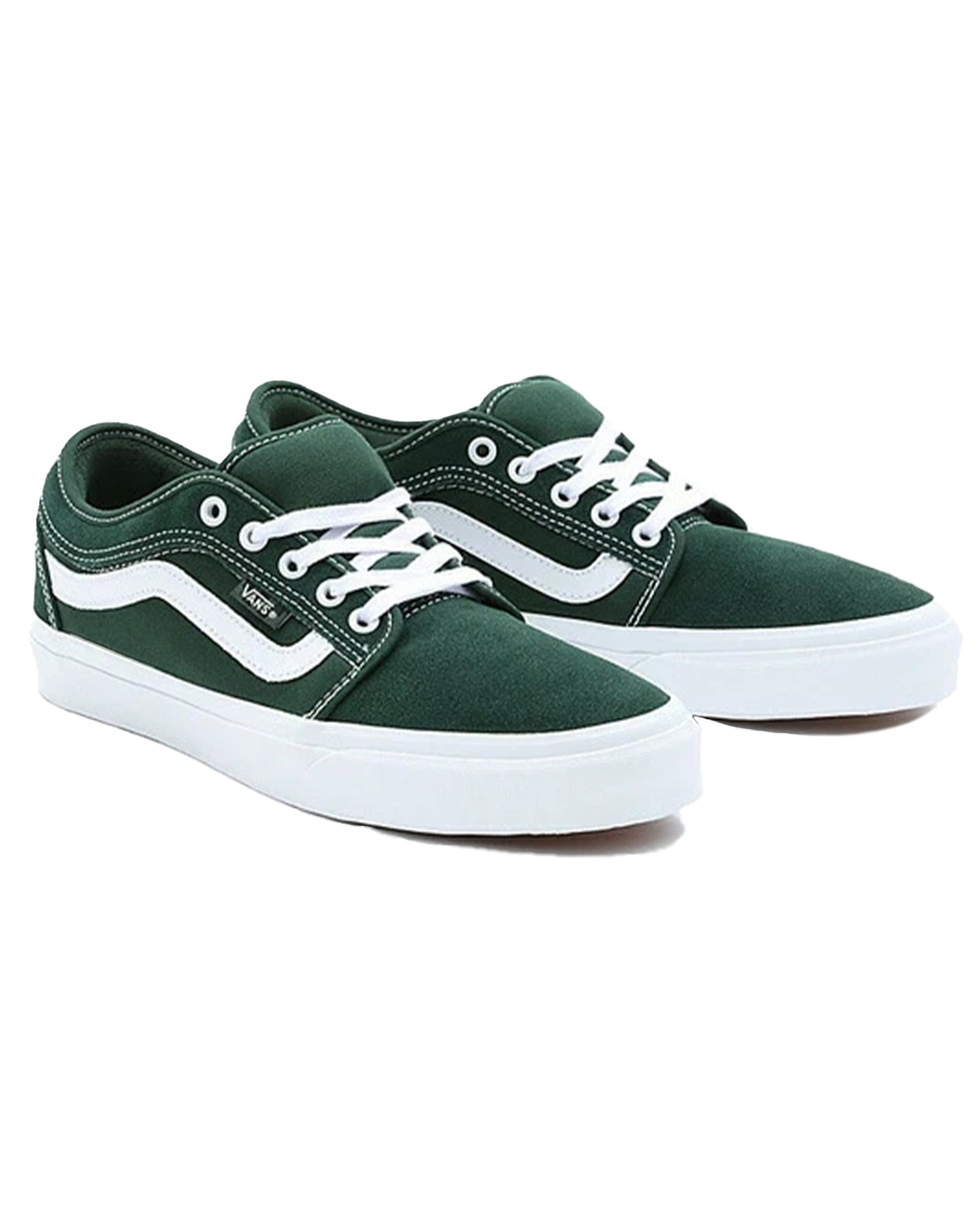 VANS・バンズ - ローカットスニーカー MN CHUKKA LOW SIDESTRIPE / DARK GREEN/WHITE