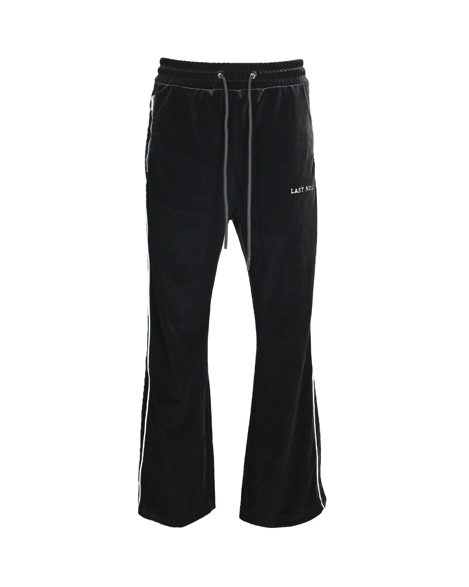 VELOUR TRACK PANTS V2 / BLACK