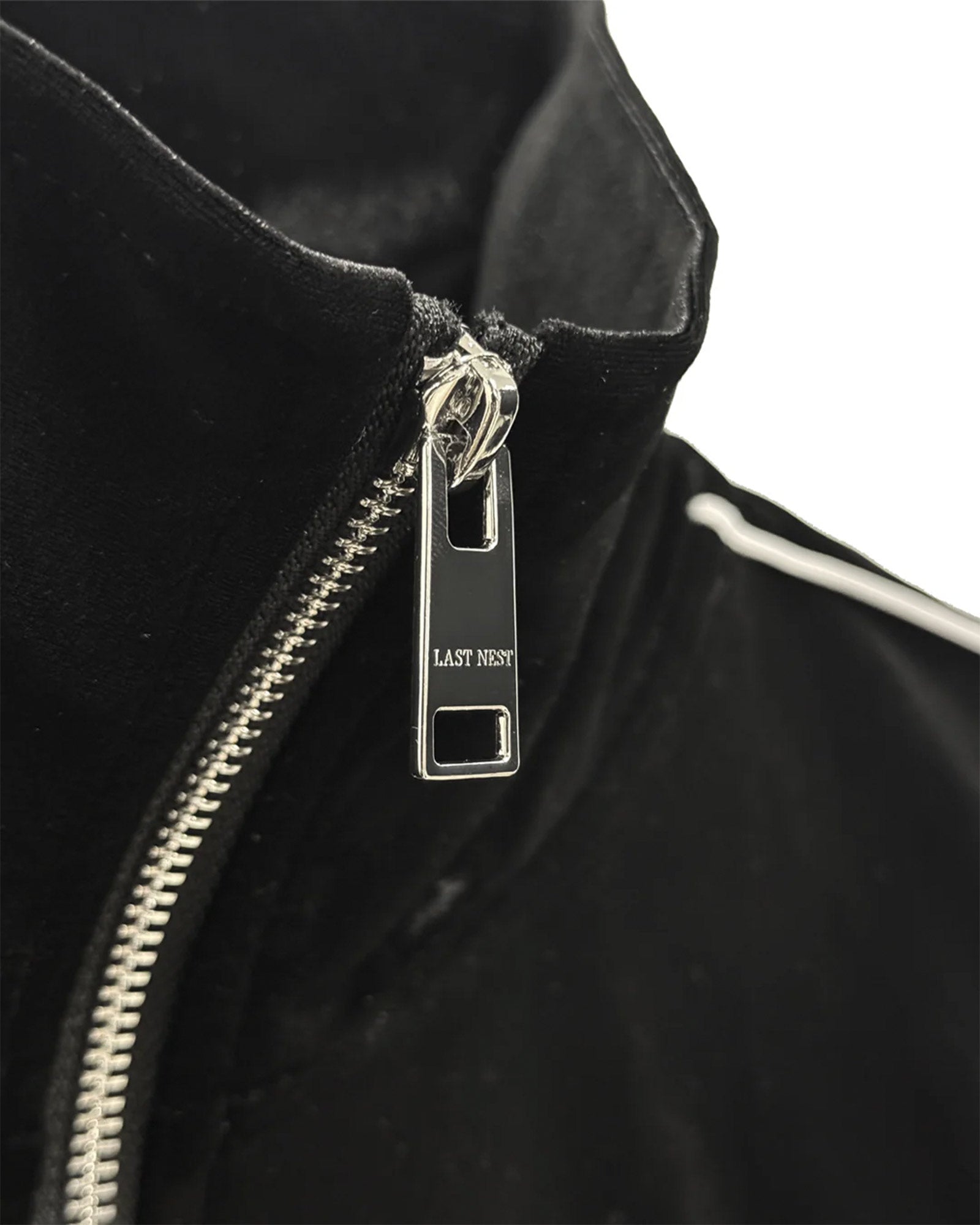 LAST NEST・ラストネスト - トップス VELVET TRACK JACKET V3 / BLACK