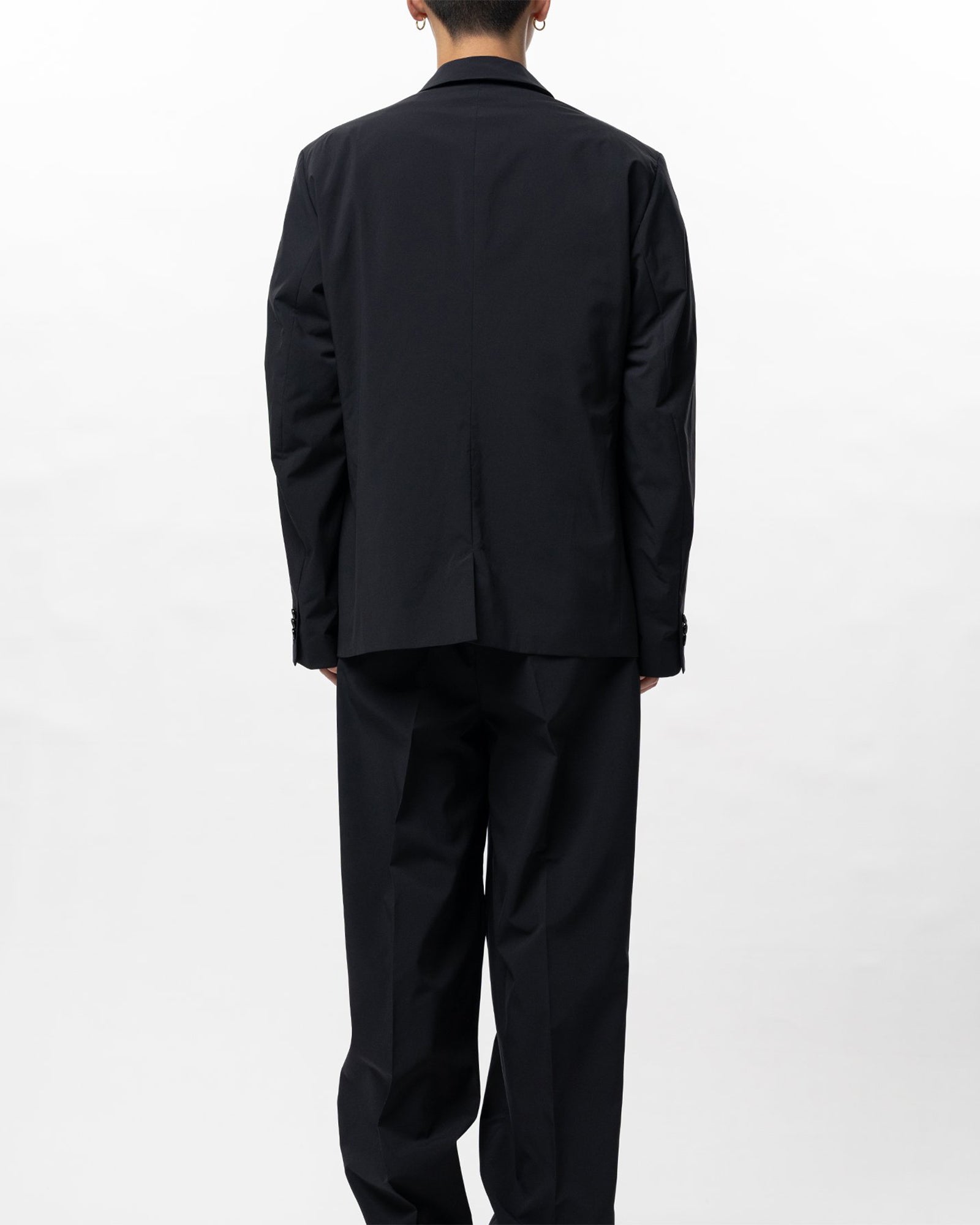 in・stru(men-tal).・イン・ストゥルメンタル - テーラードジャケット W/R TAFFETA 3B JACKET / BLACK