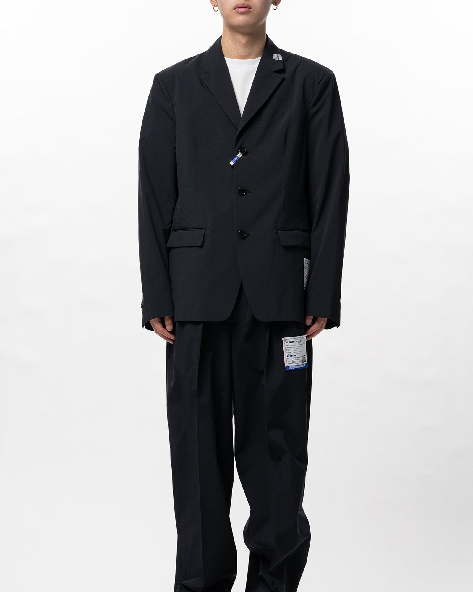 in・stru(men-tal).・イン・ストゥルメンタル - テーラードジャケット W/R TAFFETA 3B JACKET / BLACK