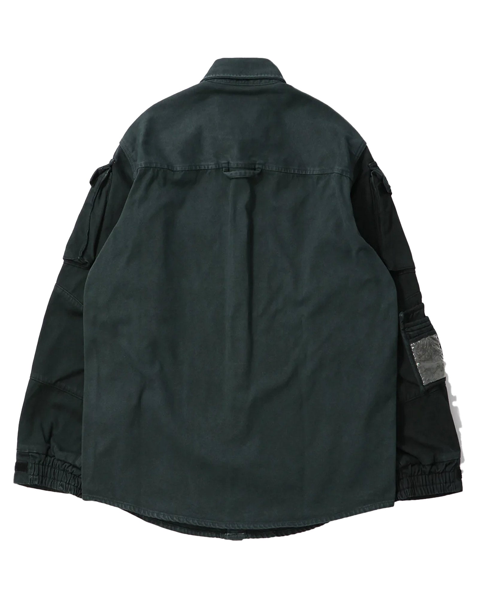 Martine Rose (マーティンローズ) SS26UTILITY SLEEVE SHIRT / GREEN
