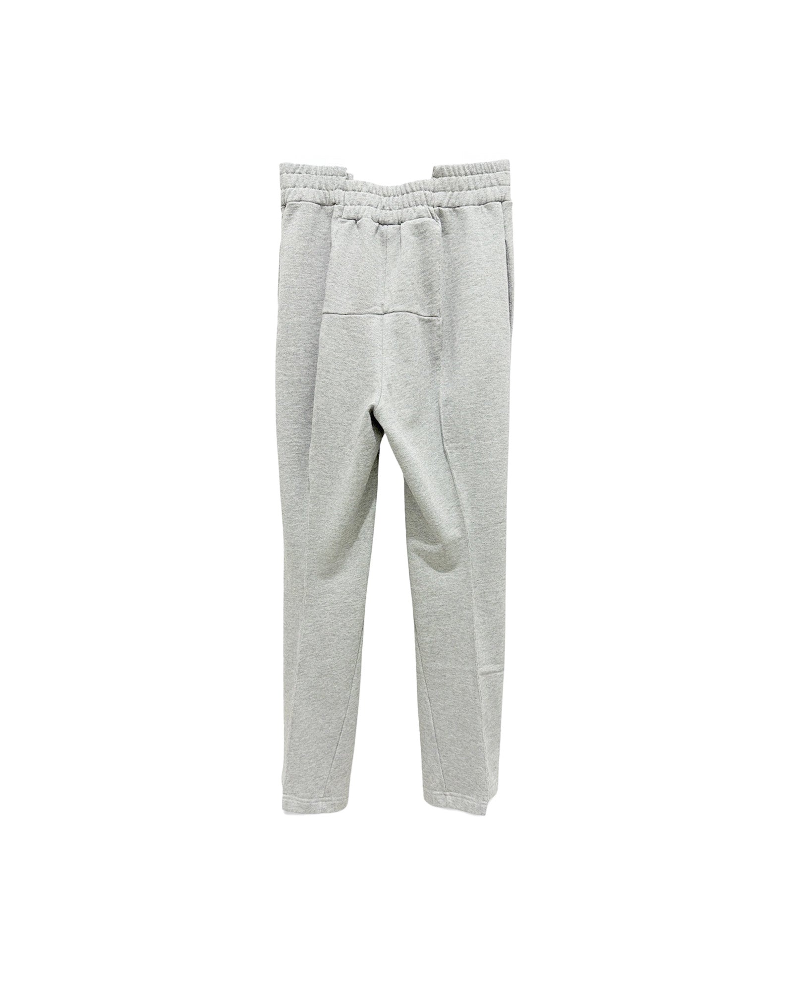 VETEMENTS・ヴェトモン - スウェットパンツ CUT-UP LOGO SWEATPANTS / GREY MELANGE