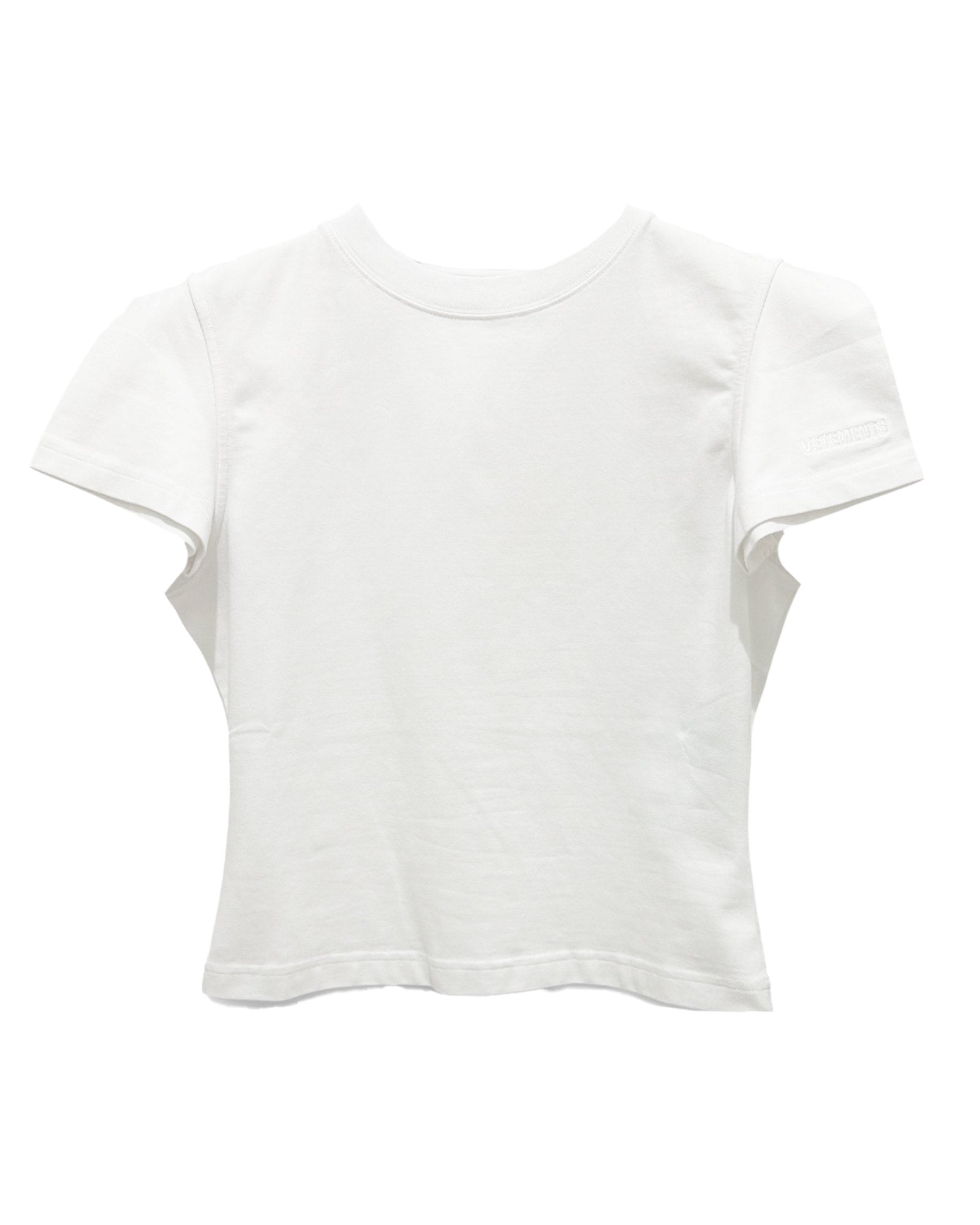 FRONT SLEEVE BABY T-SHIRT / WHITE