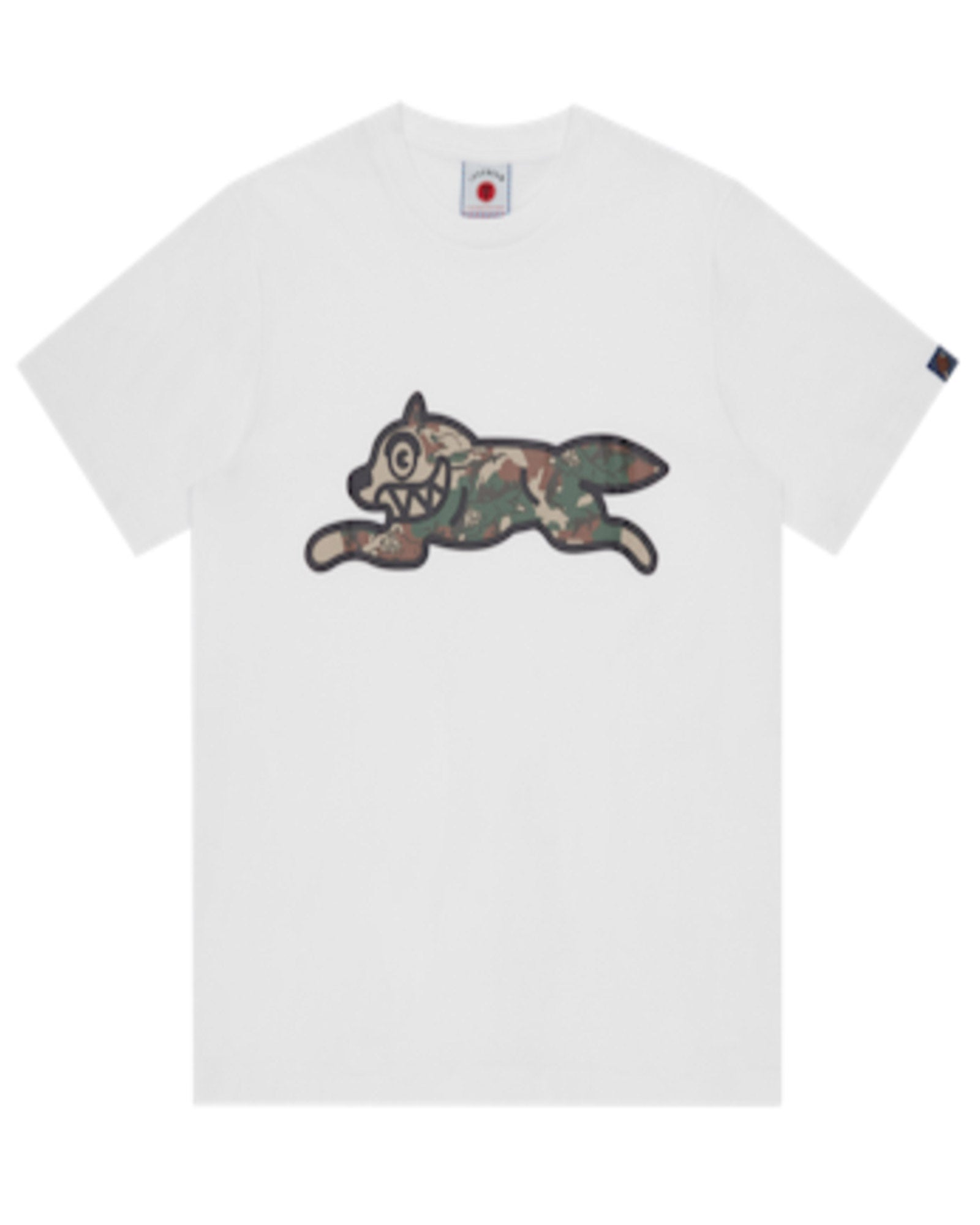 BILLIONAIRE BOYS CLUB / ICECREAM・ビリオネアボーイズクラブ/アイスクリーム - Tシャツ・カットソー WOODLAND CAMO RUNNING DOG T-SHIRT / WHITE