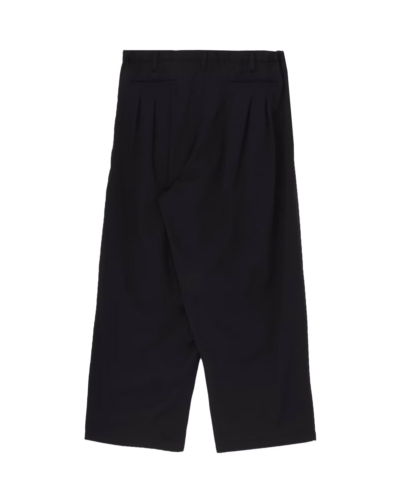 Y's for men・ワイズ フォー メン - その他パンツ WOOL GABARDINE 12-TUCKS PANTS / BLACK