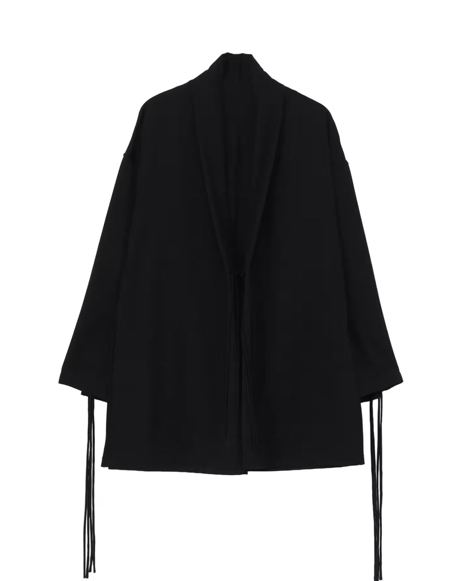 WOOL GABARDINE CHINA BUTTUN SCARF JACKET