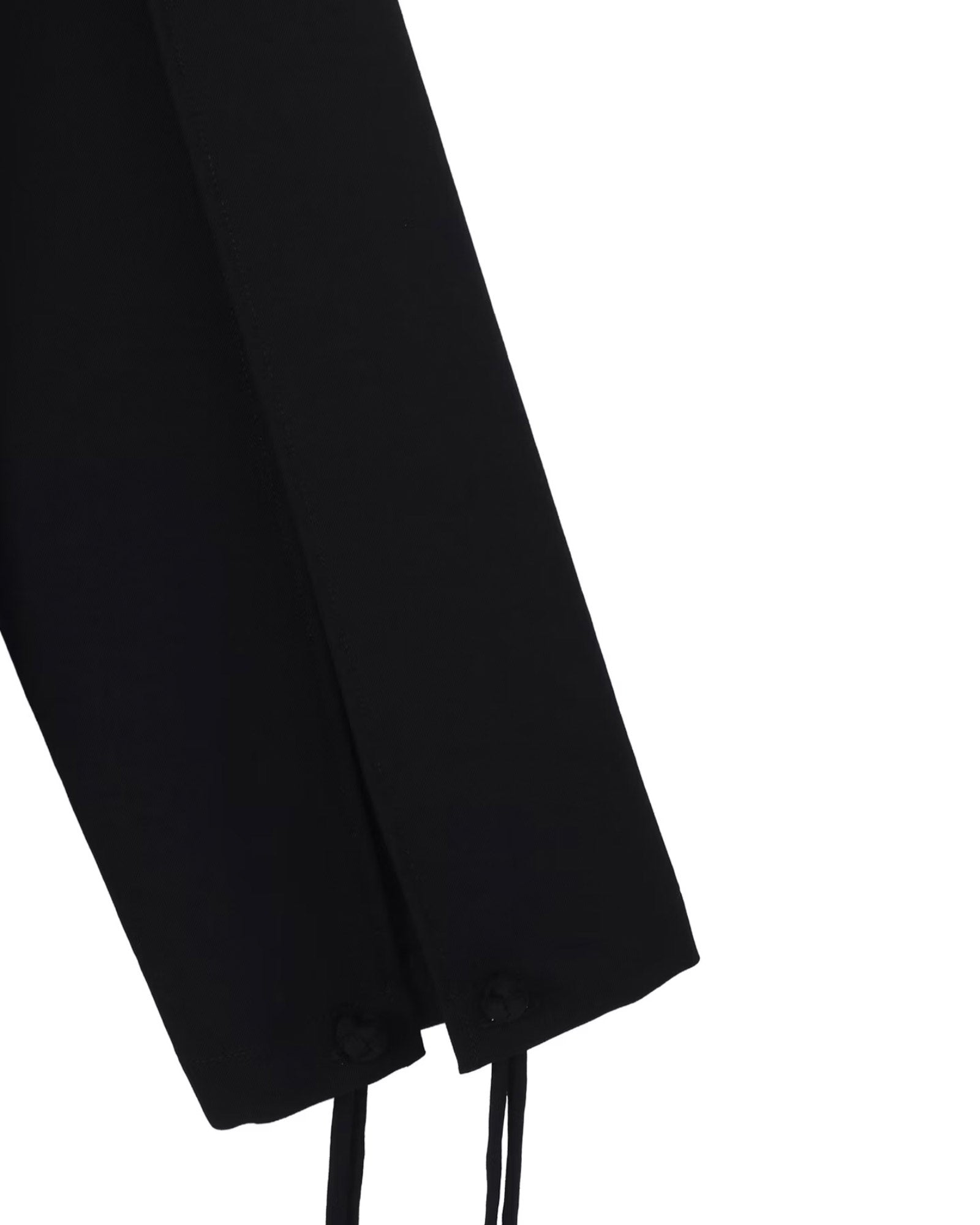 Yohji Yamamoto・Youji Yamamoto -  WOOL GABARDINE CHINA BUTTUN SCARF JACKET