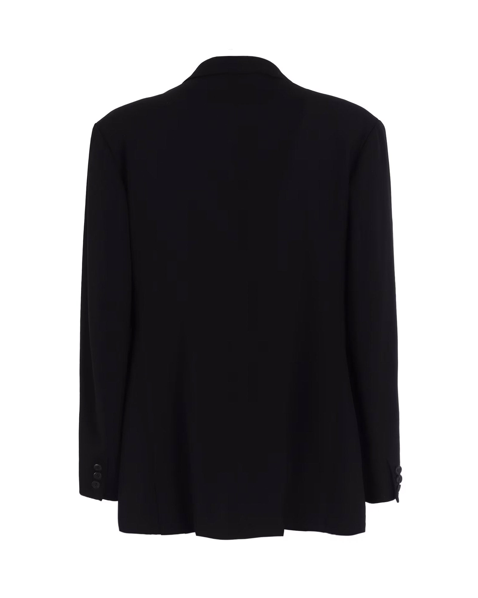 Y's for men・ワイズ フォー メン - テーラードジャケット WOOL GABARDINE JACKET WITH A RIGHT LAPEL TAB / BLACK