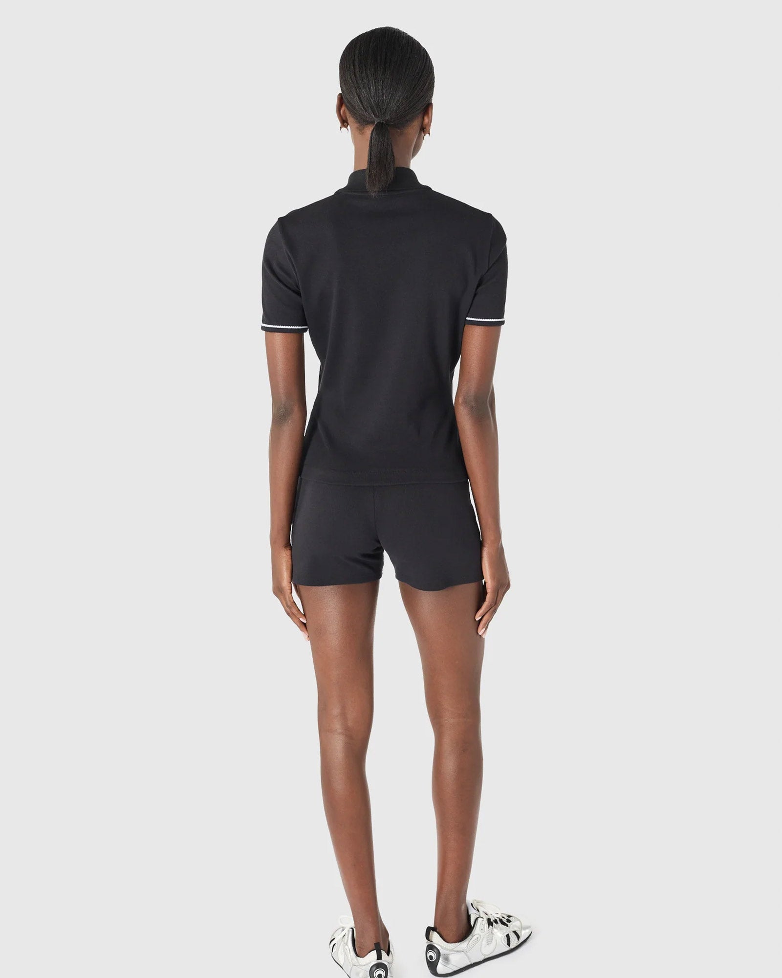 Marine Serre (マリーン・セル) ポロTシャツ 「CUTE 70'S SS POLO T