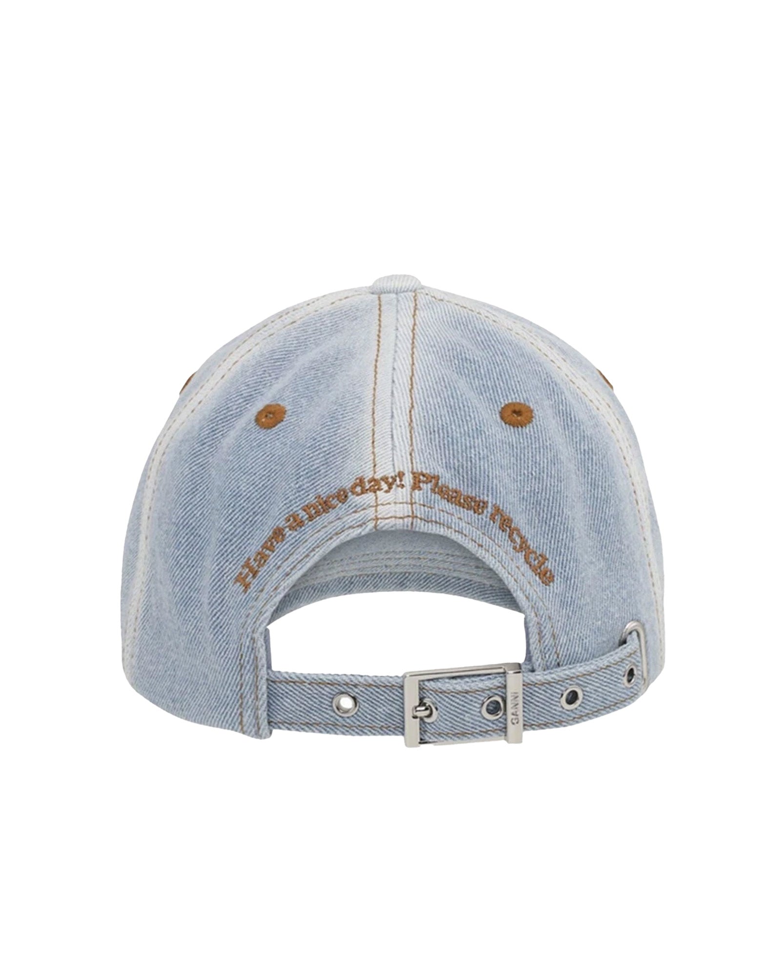 GANNI・ガニー - キャップ WASHED DENIM CAP / DENIM