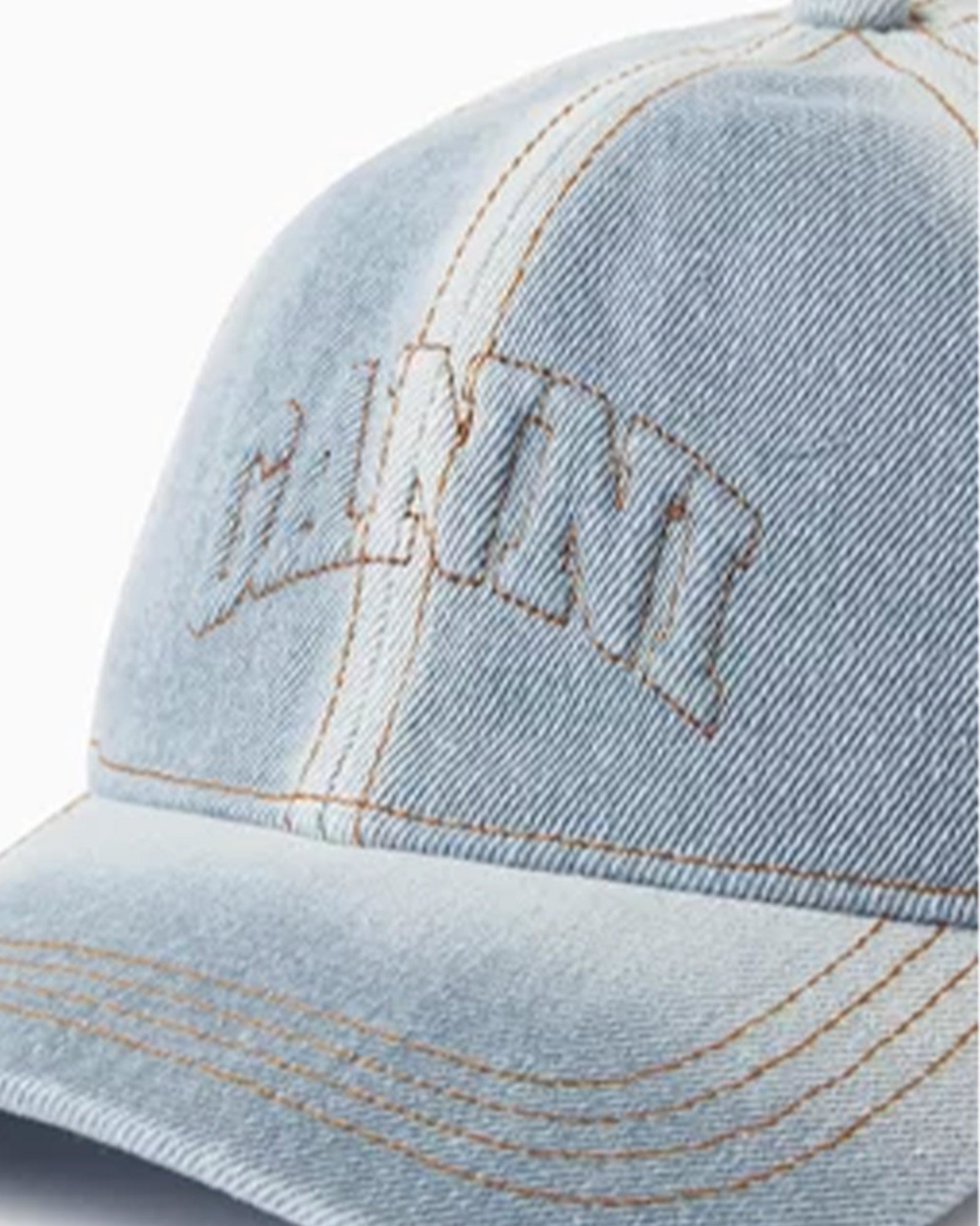 GANNI・ガニー - キャップ WASHED DENIM CAP / DENIM