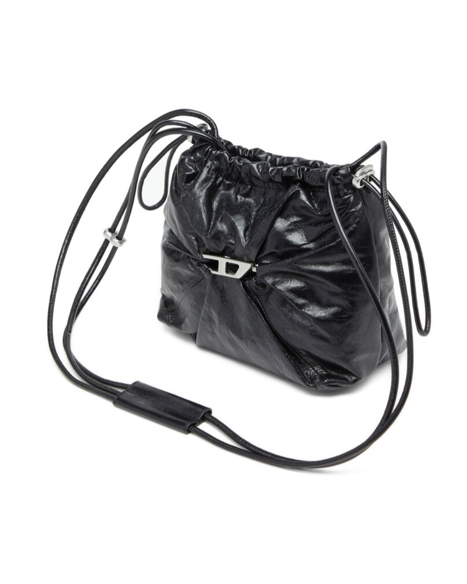 DIESEL・ディーゼル - ハンドバッグ SCRUNCH-D BUCKET / BLACK