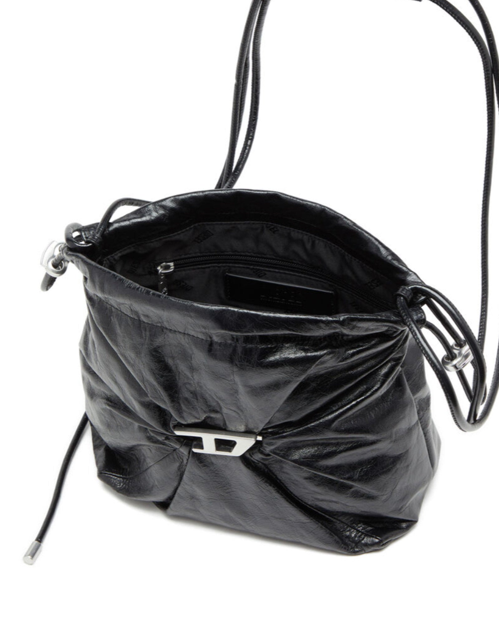 DIESEL・ディーゼル - ハンドバッグ SCRUNCH-D BUCKET / BLACK