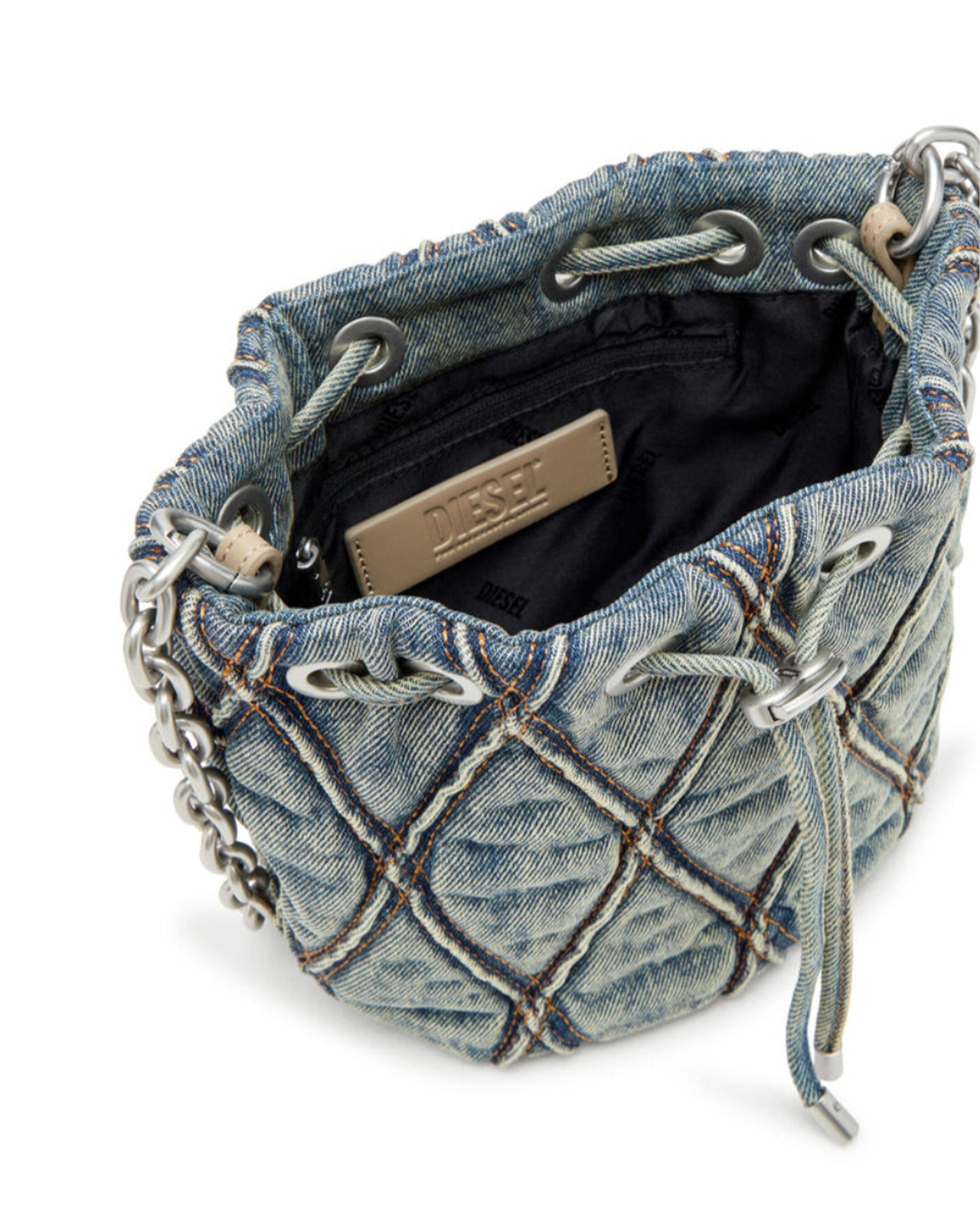 DIESEL・ディーゼル - ショルダーバッグ CHARM-D BUCKET S / BLUE