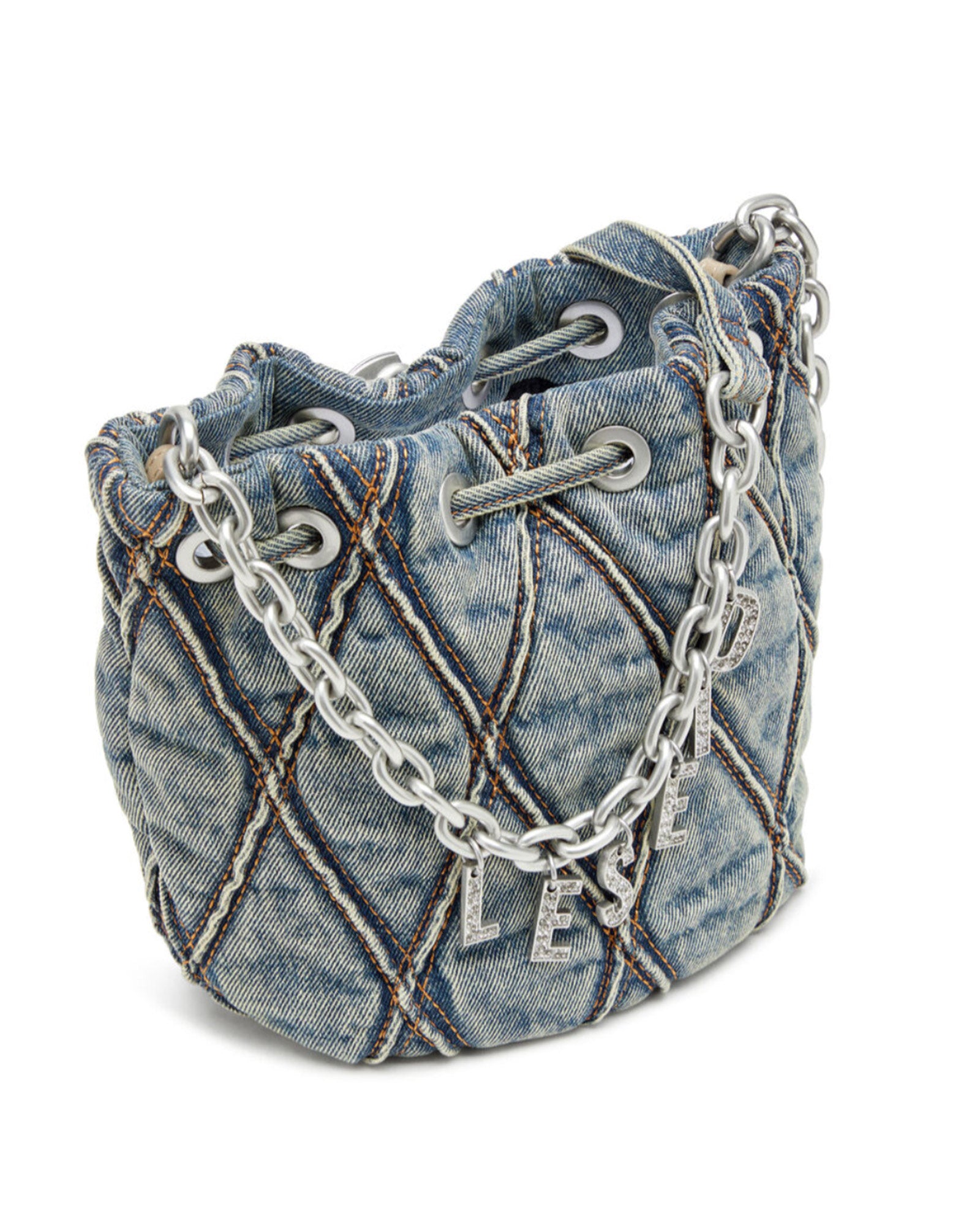 DIESEL・ディーゼル - ショルダーバッグ CHARM-D BUCKET S / BLUE