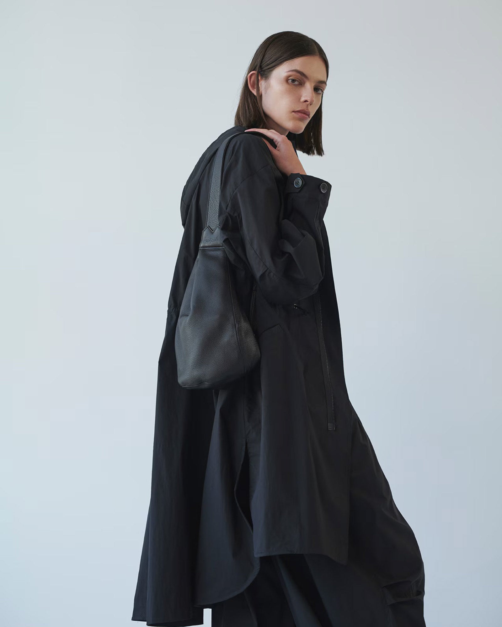 Yohji Yamamoto・ヨウジ ヤマモト - ショルダーバッグ "Y BODYBAG(S)" / BLACK