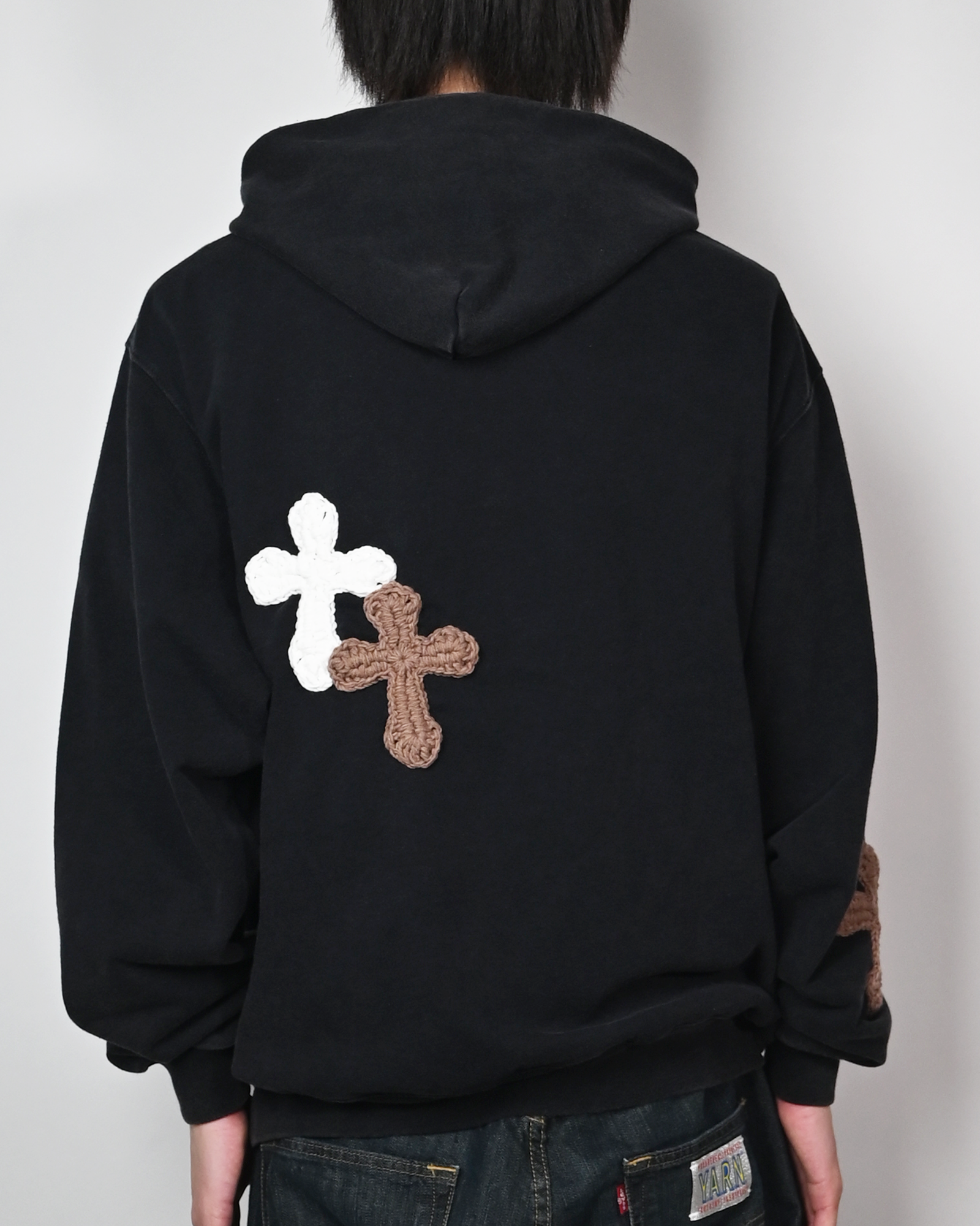 Y.A.R.N.・ヤーン - パーカー・フーディ Y.A.R.N. HOODIE-1 (XL) / BLACK