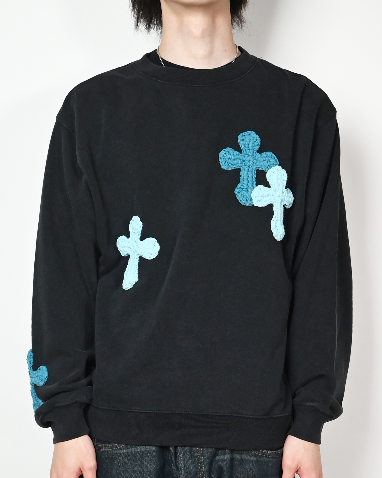 Y.A.R.N. SWEAT-1 (M) / BLACK
