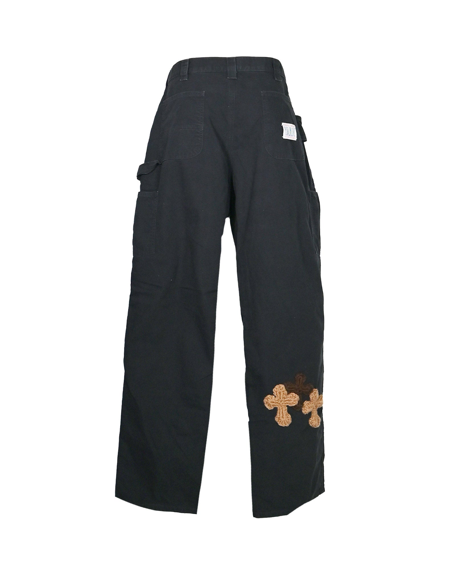 Y.A.R.N.・ヤーン - デニムパンツ Y.A.R.N. CARHARTT REMAKED PANTS-2 / BLACK