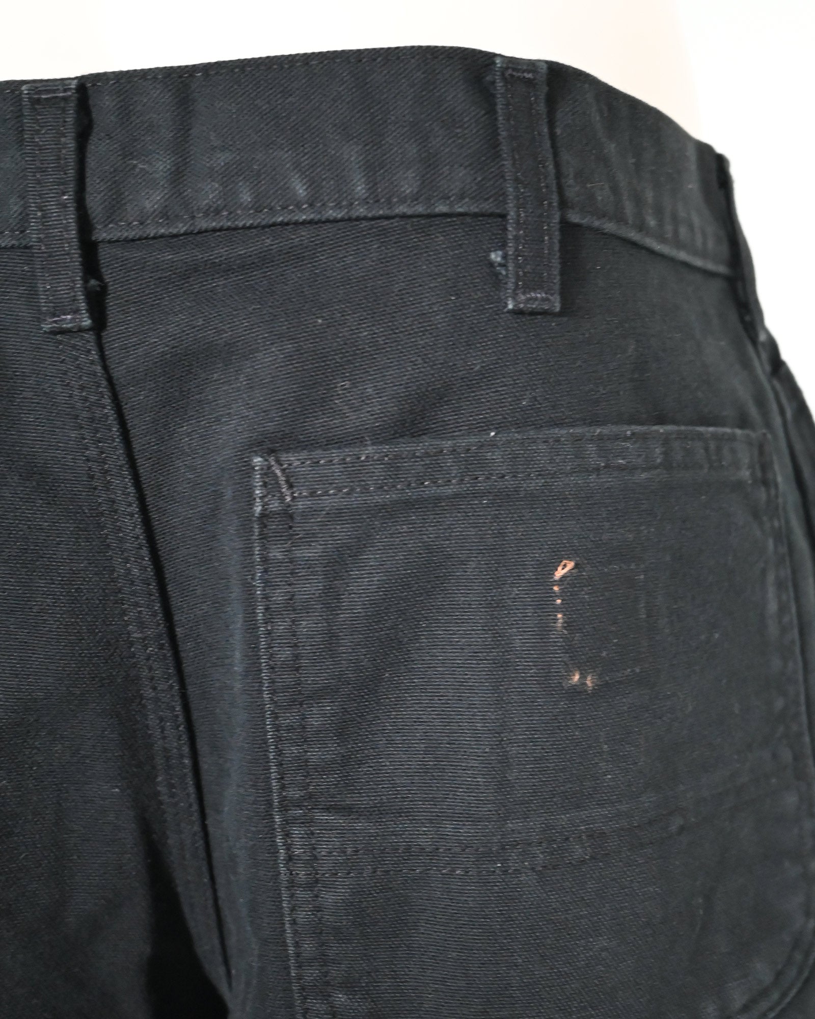Y.A.R.N.・ヤーン - デニムパンツ Y.A.R.N. CARHARTT REMAKED PANTS-8 / BLACK