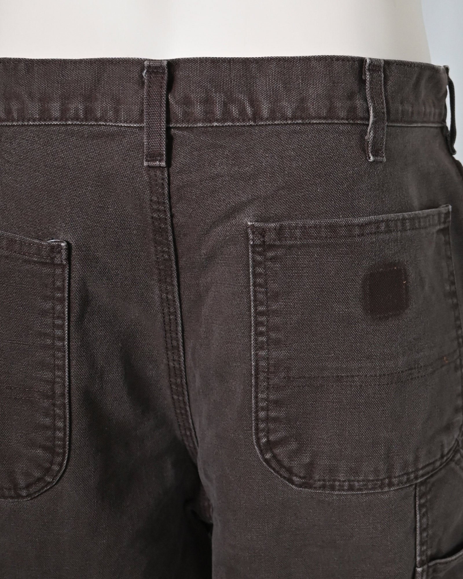 Y.A.R.N.・ヤーン - デニムパンツ Y.A.R.N. CARHARTT REMAKED PANTS-9 / BROWN
