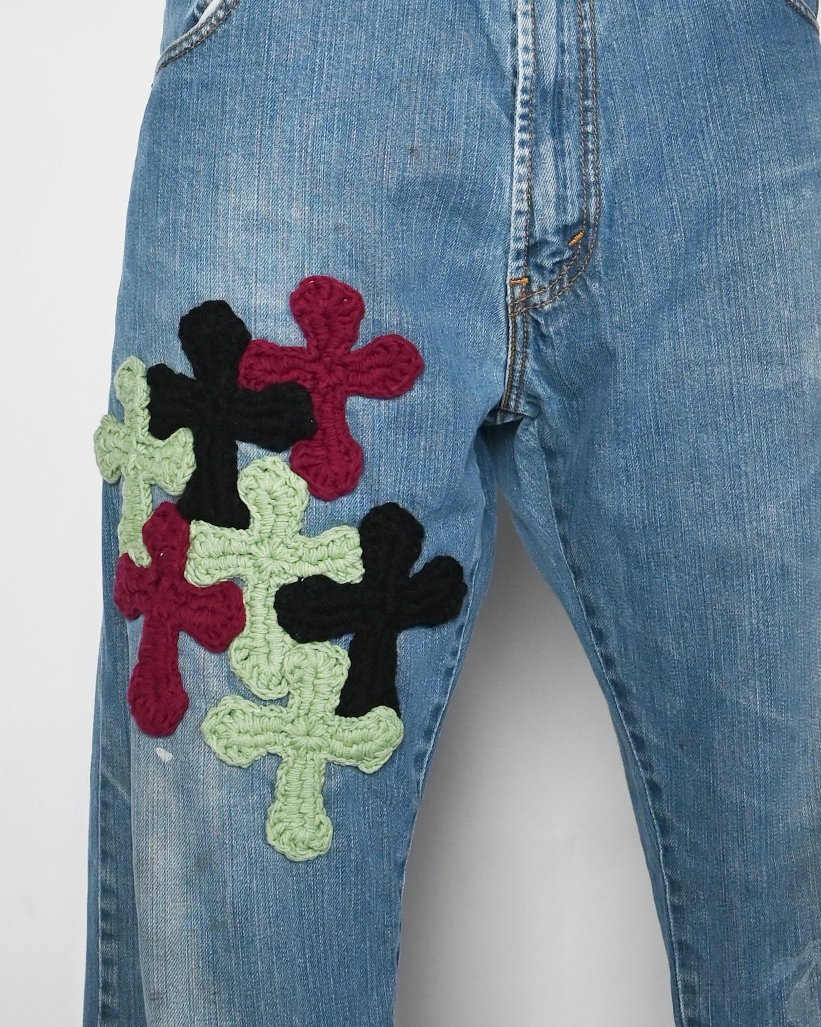 Y.A.R.N.・ヤーン - デニムパンツ Y.A.R.N. BOOT CUT DENIM AW-2 (W31) / MULTI