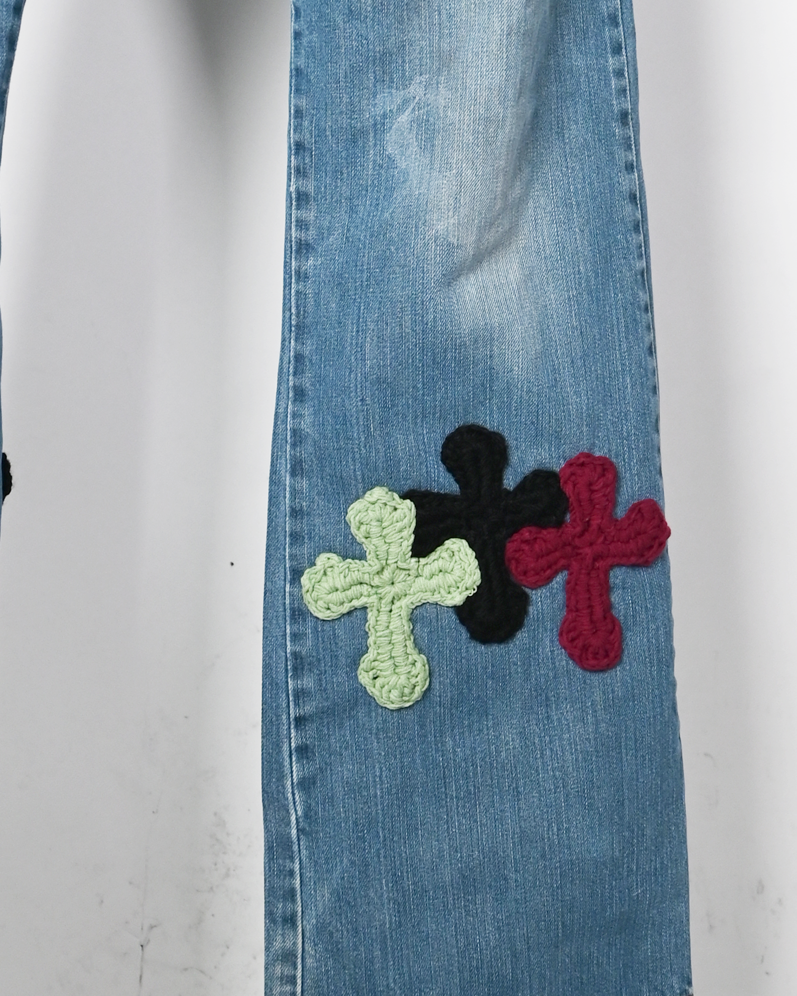 Y.A.R.N.・ヤーン - デニムパンツ Y.A.R.N. BOOT CUT DENIM AW-2 (W31) / MULTI