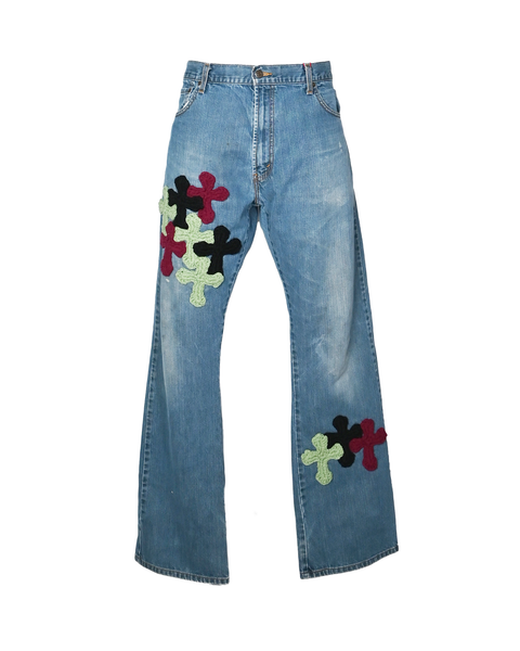 Y.A.R.N. (ヤーン) デニムパンツ Y.A.R.N. DENIM / MULTI | Detail