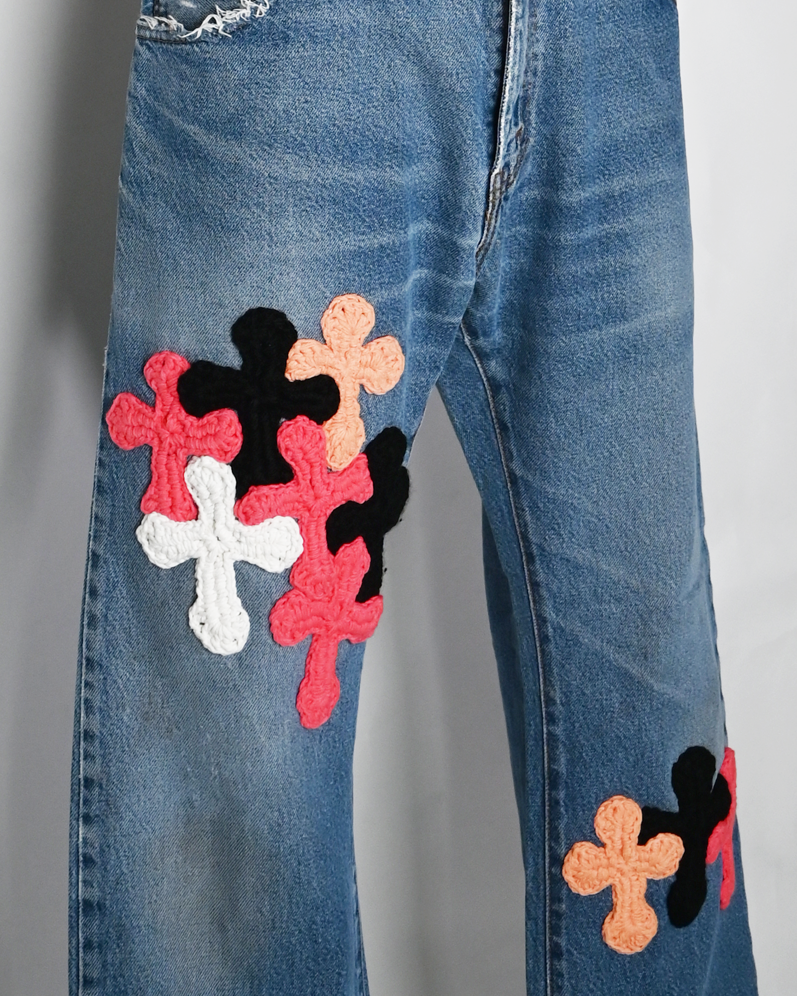 Y.A.R.N.・ヤーン - デニムパンツ Y.A.R.N. BOOT CUT DENIM AW-3 (W31) / MULTI