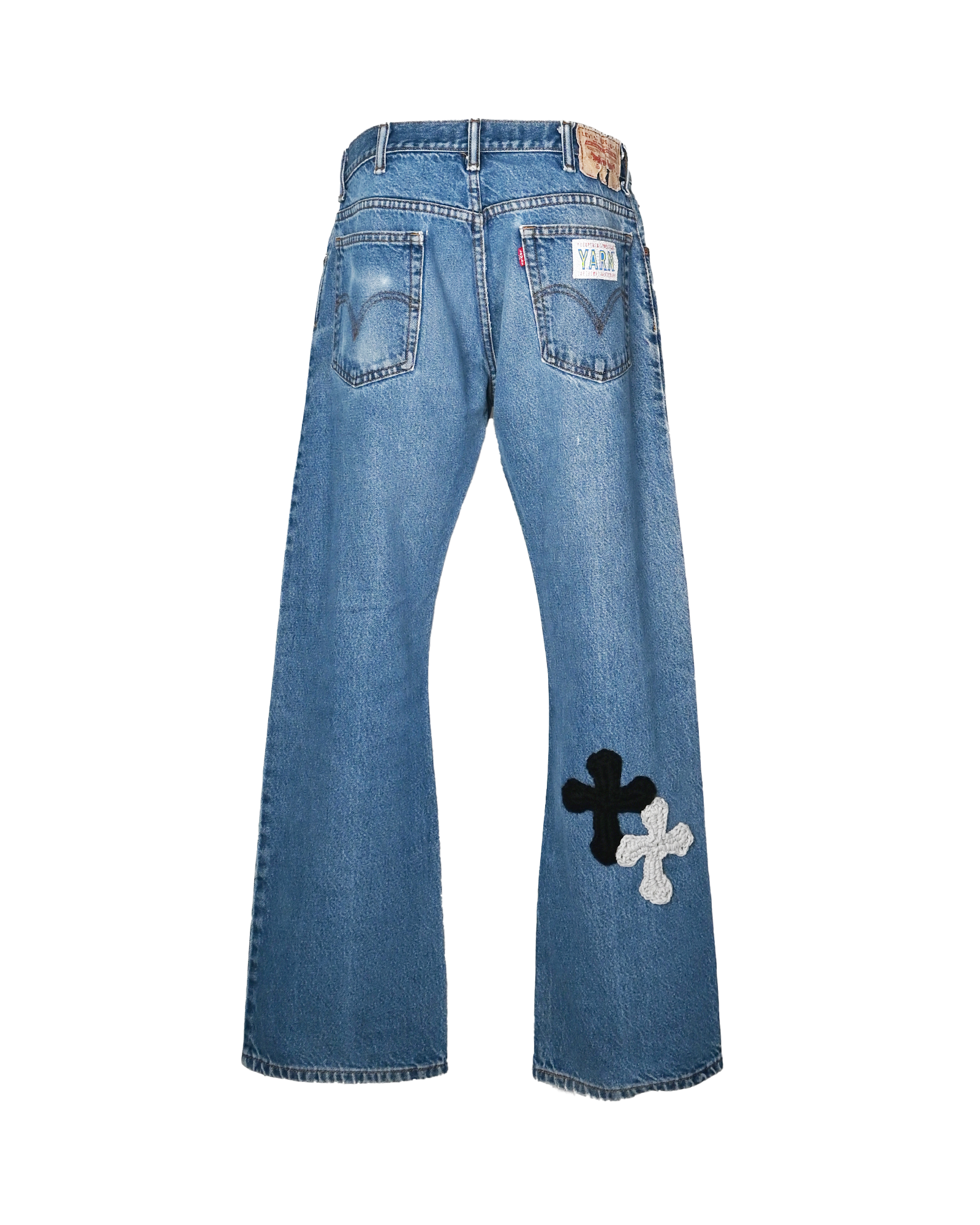 Y.A.R.N.・ヤーン - デニムパンツ Y.A.R.N. BOOT CUT DENIM AW-3 (W31) / MULTI