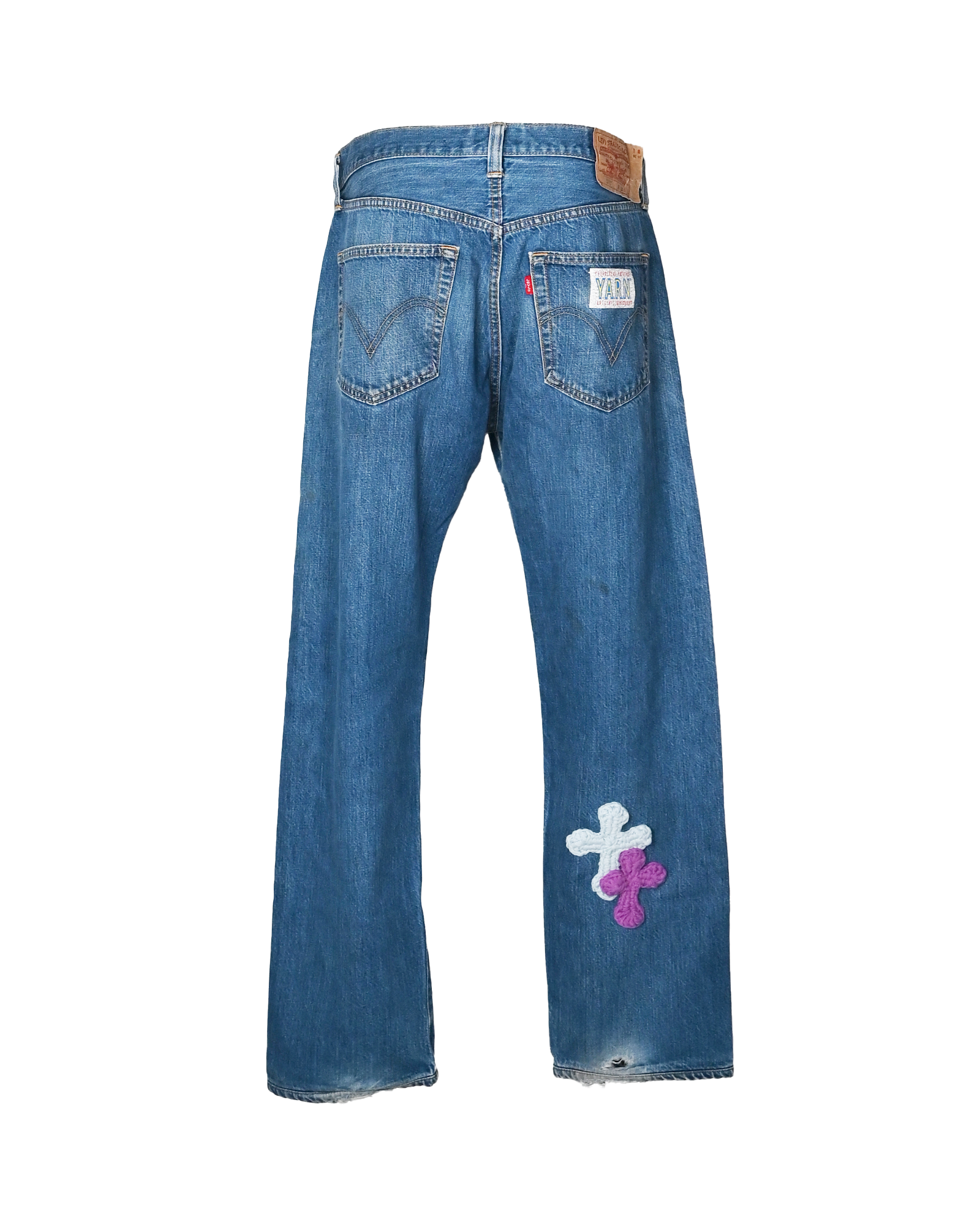 Y.A.R.N.・ヤーン - デニムパンツ Y.A.R.N. DENIM AW-4 (W34) / MULTI