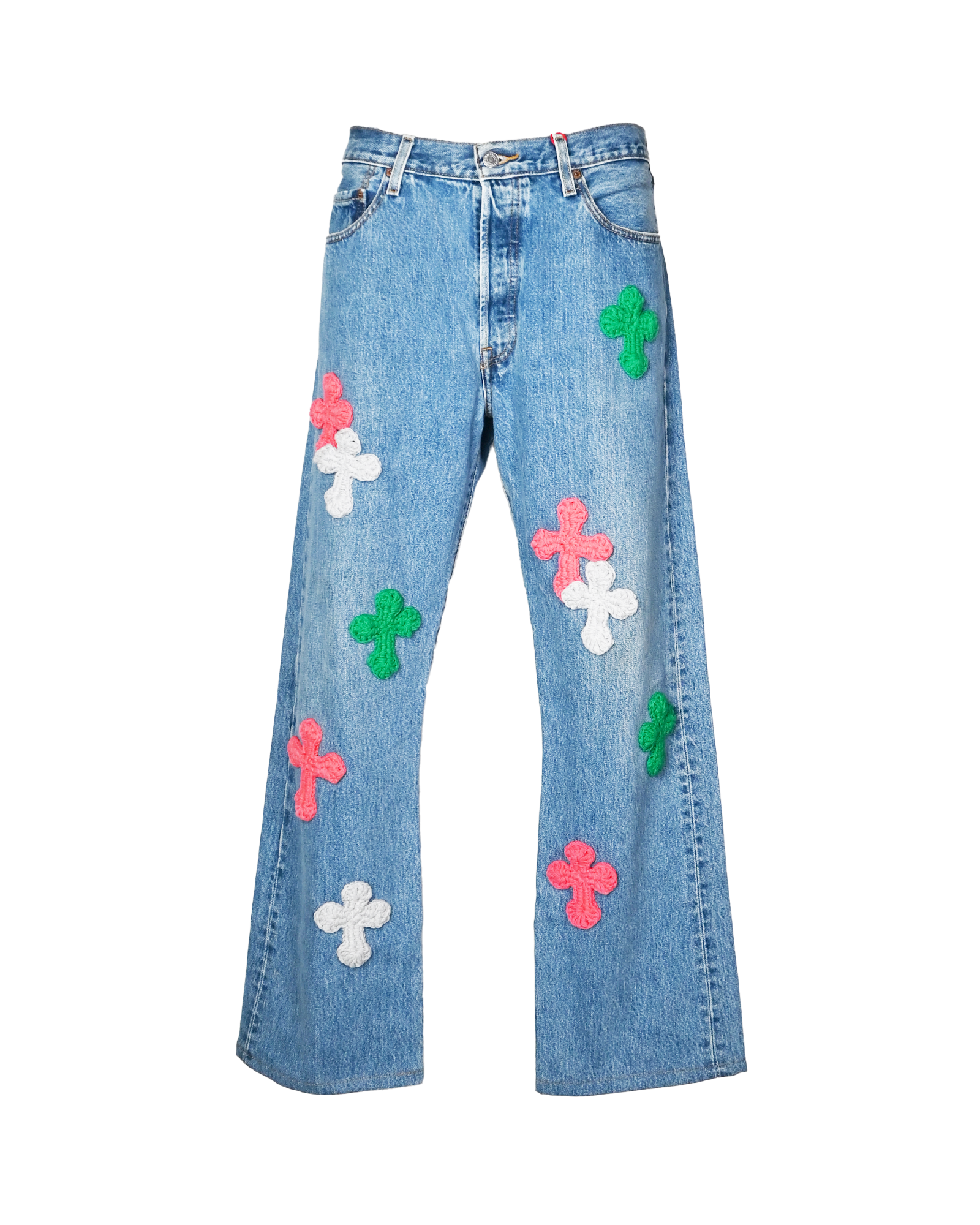 Y.A.R.N. STRAIGHT DENIM AW-5 (W35) / MULTI