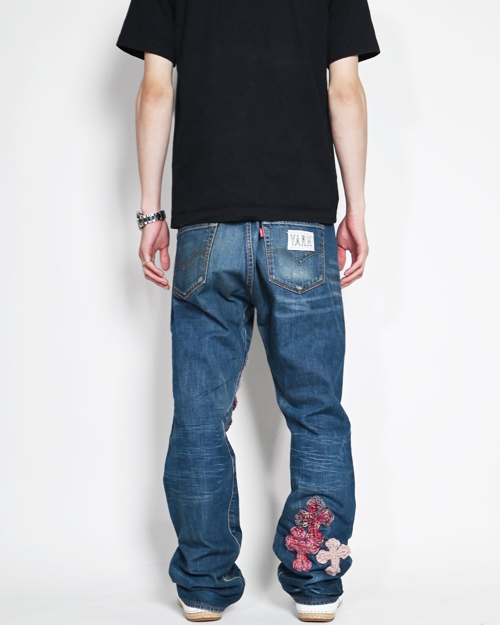 Y.A.R.N.・ヤーン - デニムパンツ Y.A.R.N. DENIM AW01 / MULTI