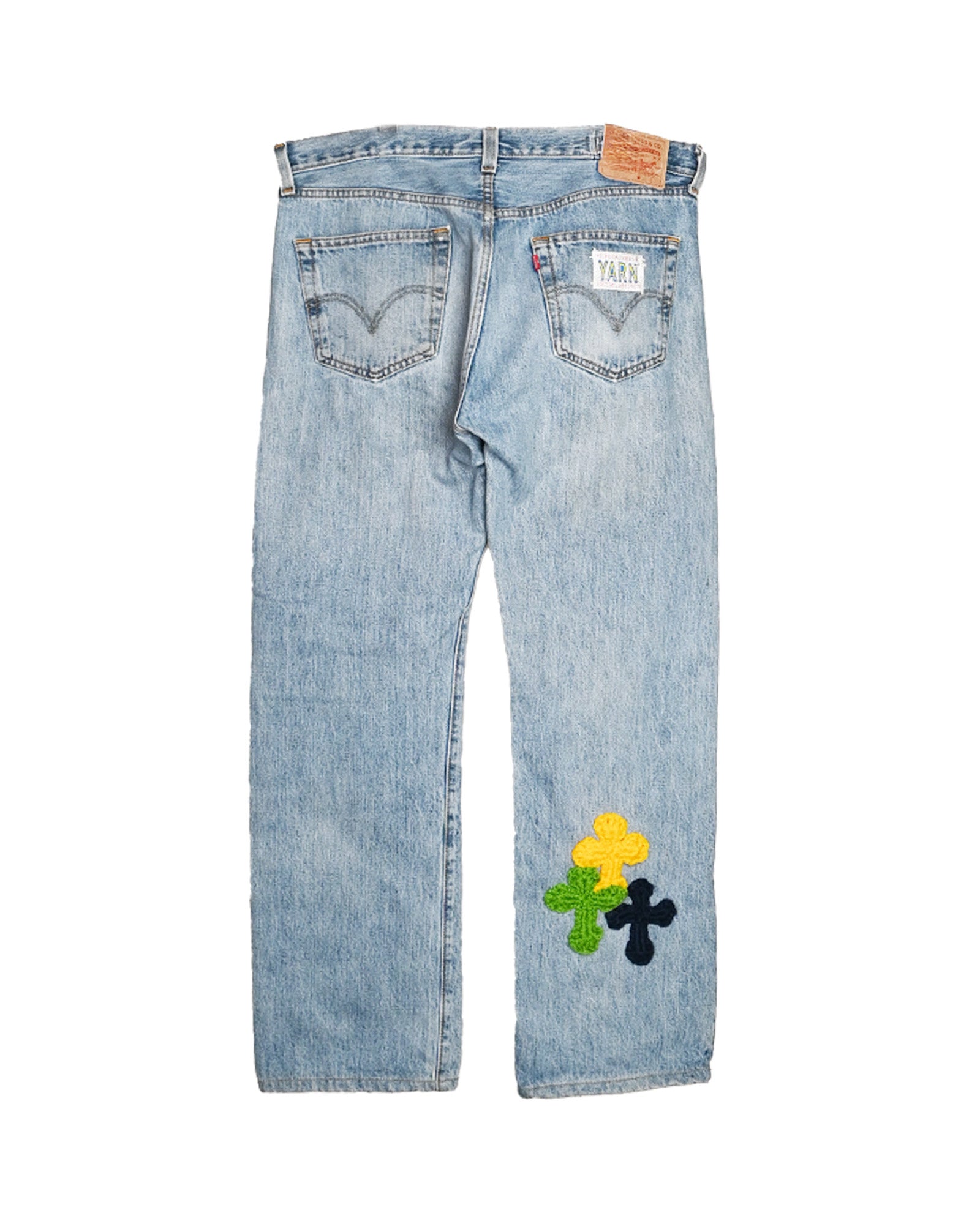 Y.A.R.N.・ヤーン - デニムパンツ Y.A.R.N. DENIM AW02 / MULTI