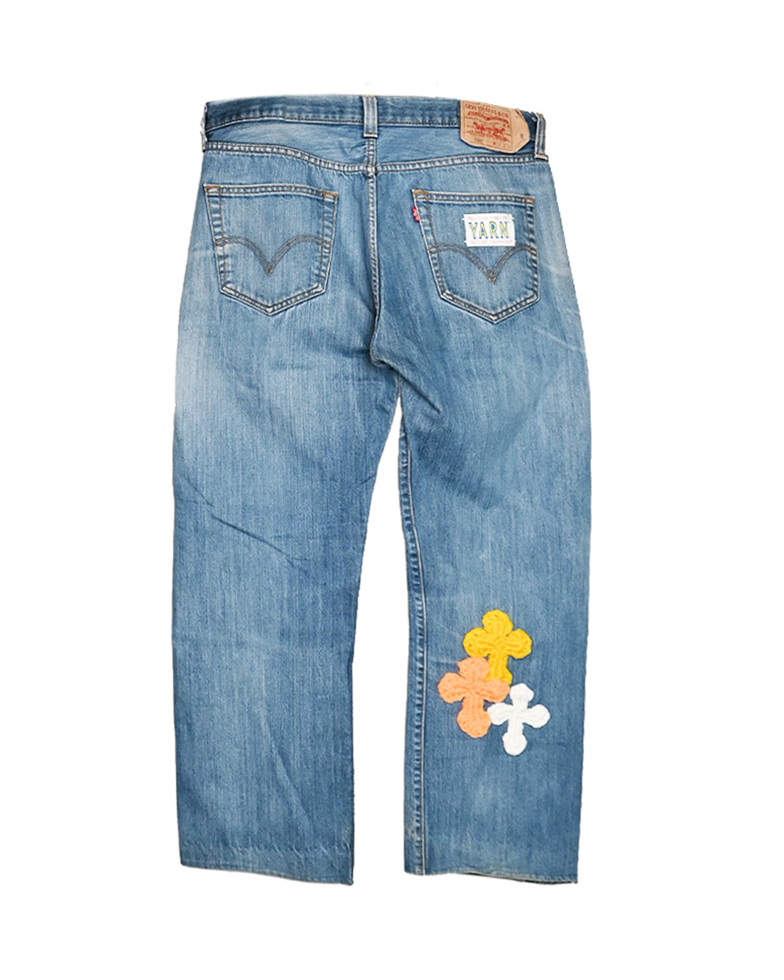 Y.A.R.N.・ヤーン - デニムパンツ Y.A.R.N. DENIM AW03 / MULTI