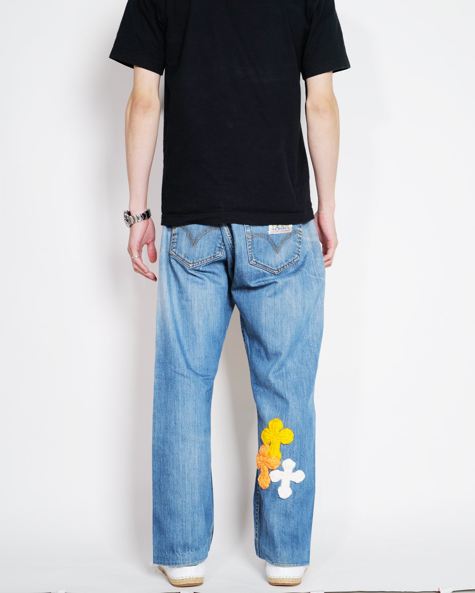 Y.A.R.N.・ヤーン - デニムパンツ Y.A.R.N. DENIM AW03 / MULTI