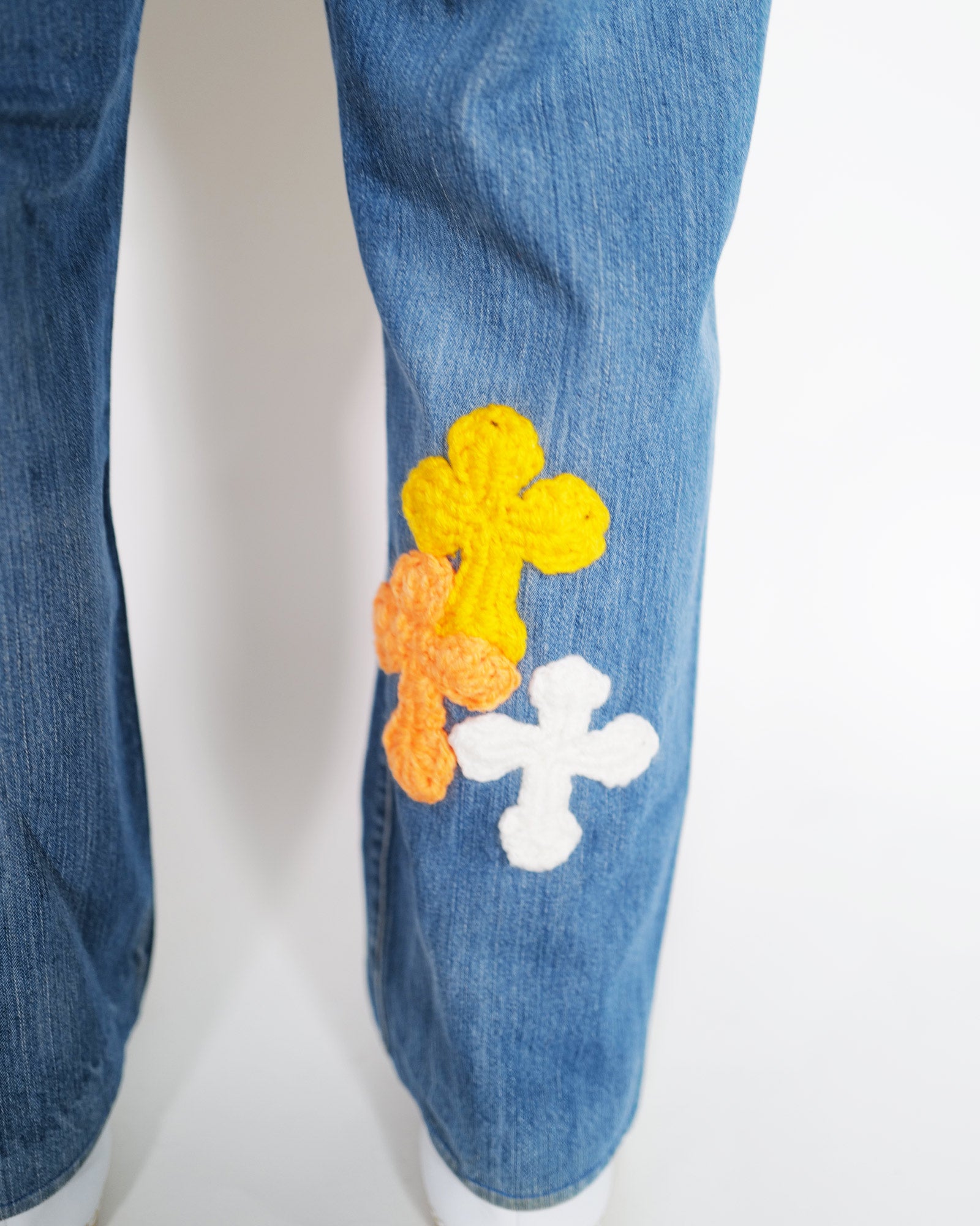 Y.A.R.N.・ヤーン - デニムパンツ Y.A.R.N. DENIM AW03 / MULTI