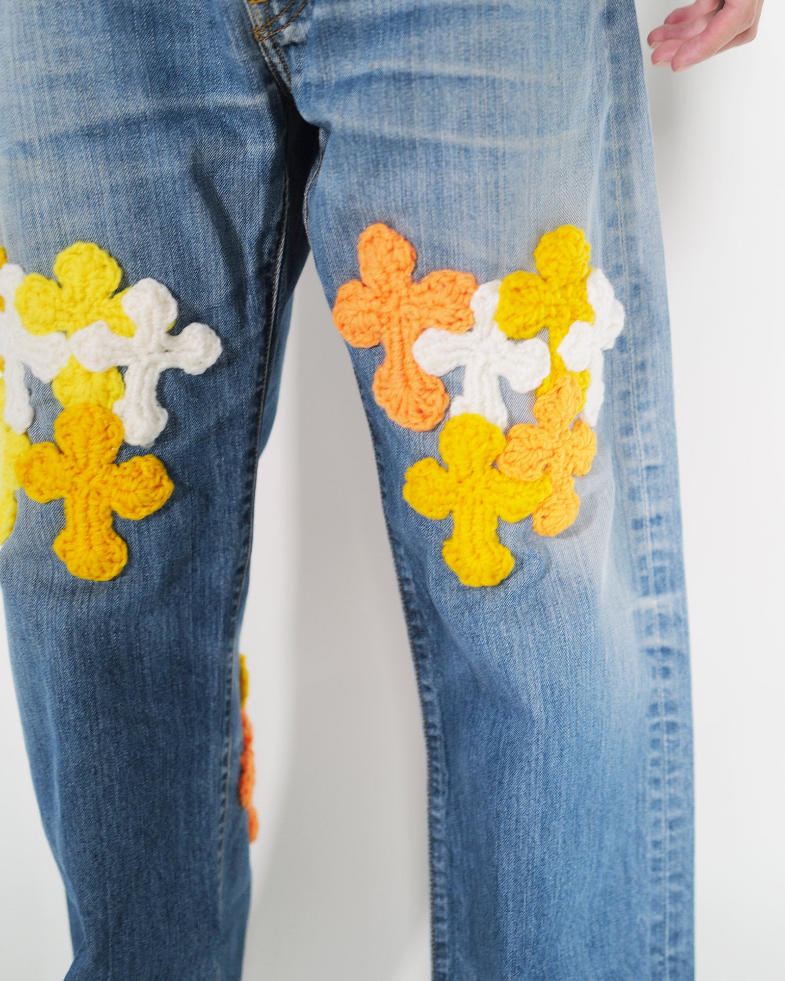 Y.A.R.N.・ヤーン - デニムパンツ Y.A.R.N. DENIM AW03 / MULTI