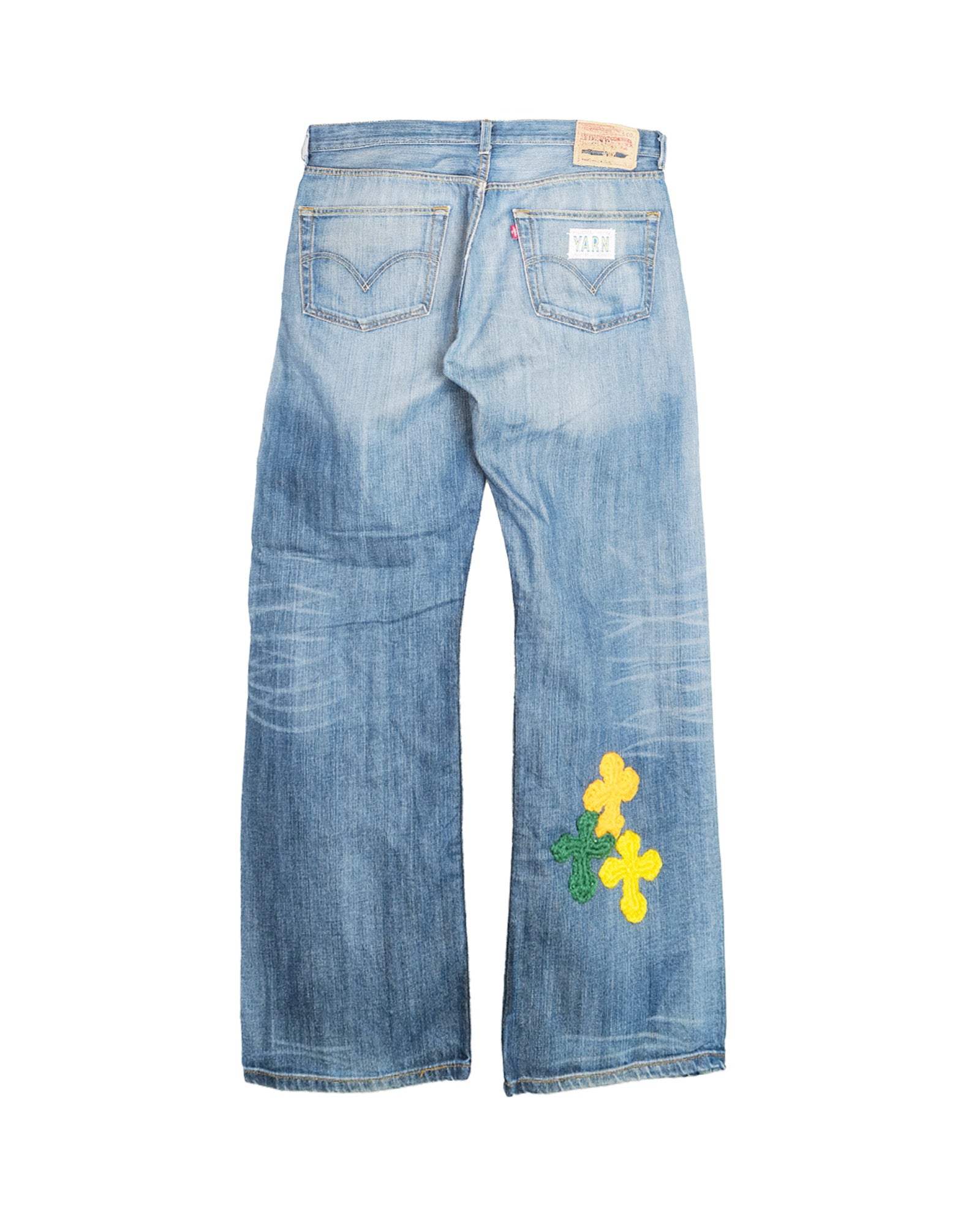 Y.A.R.N.・ヤーン - デニムパンツ Y.A.R.N. DENIM AW04 / MULTI