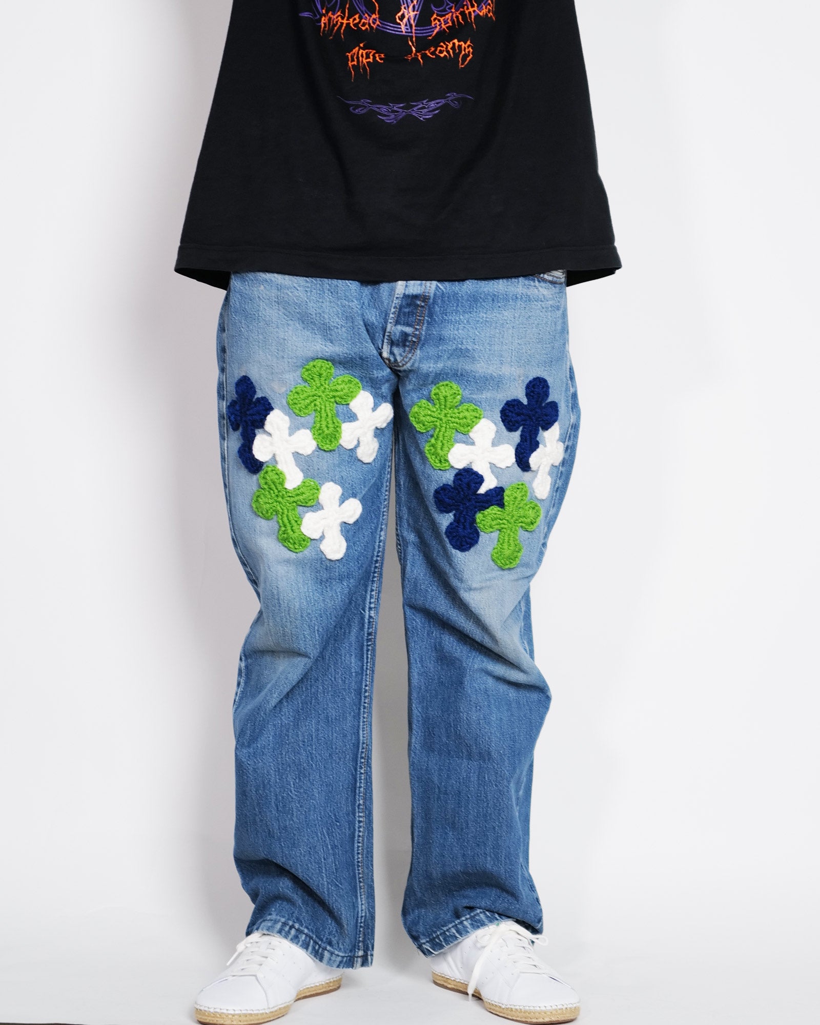 Y.A.R.N.・ヤーン - デニムパンツ Y.A.R.N. DENIM AW05 / MULTI