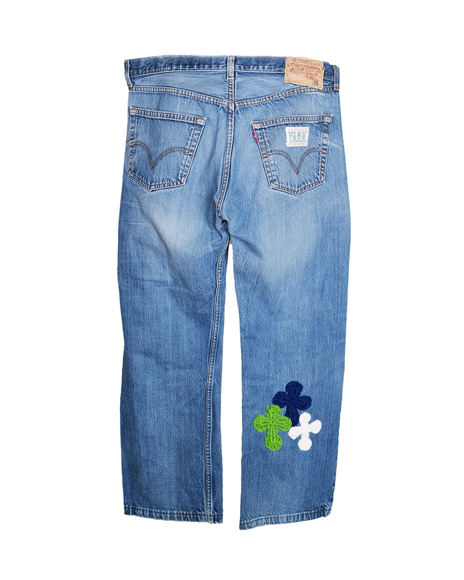 Y.A.R.N.・ヤーン - デニムパンツ Y.A.R.N. DENIM AW05 / MULTI