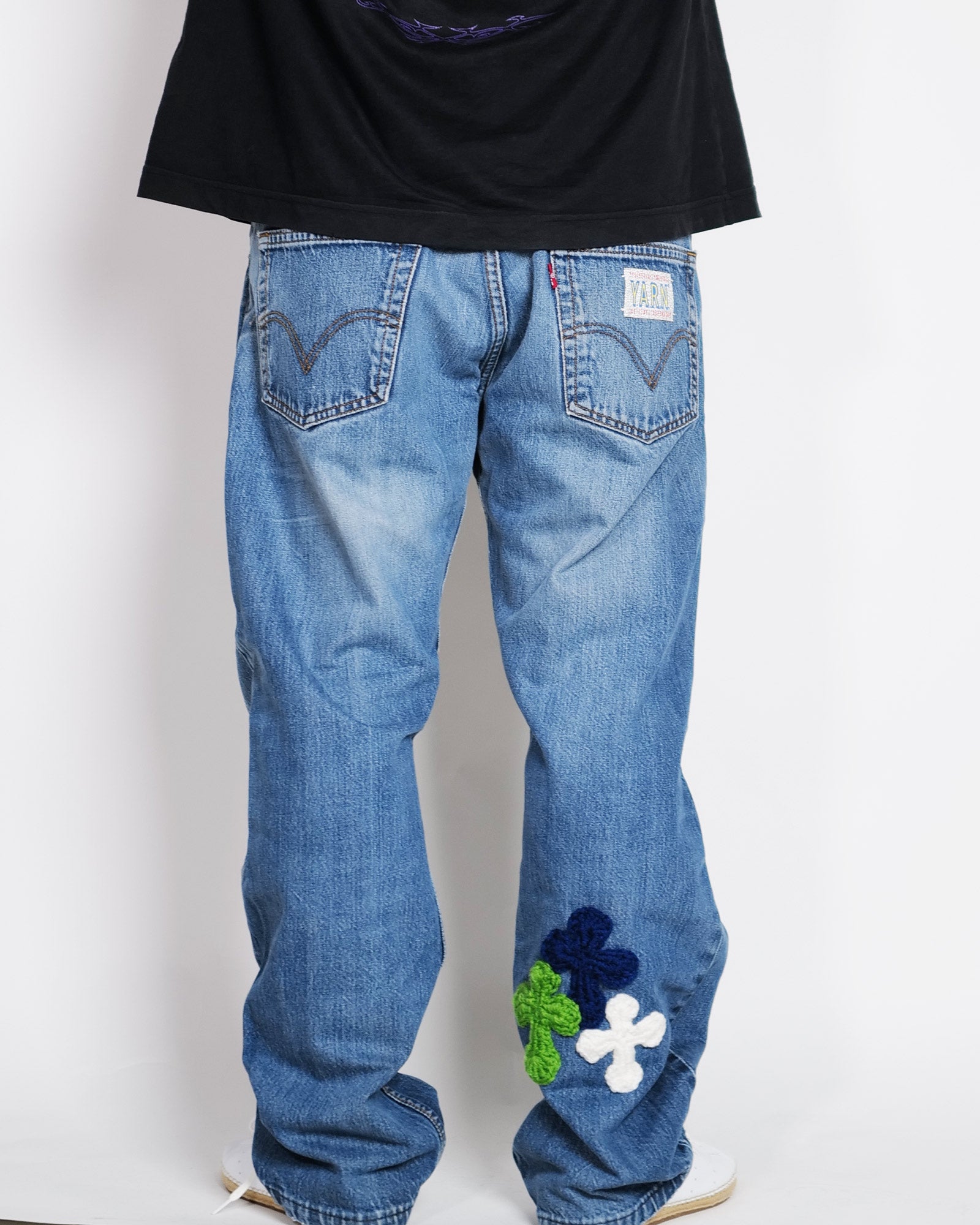 Y.A.R.N.・ヤーン - デニムパンツ Y.A.R.N. DENIM AW05 / MULTI