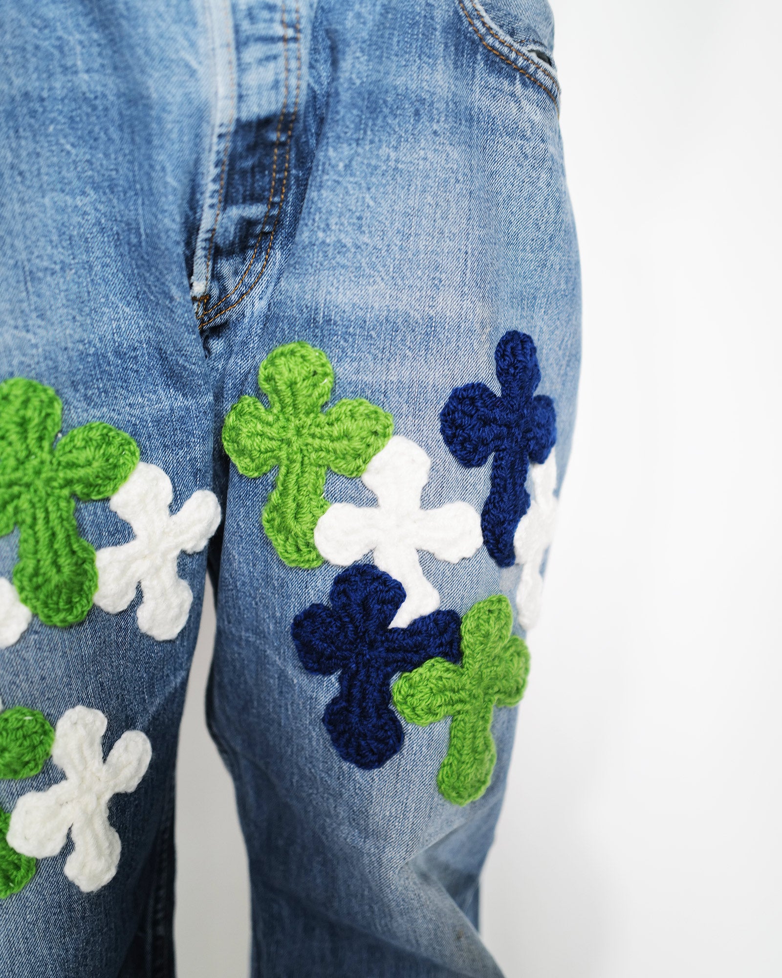 Y.A.R.N.・ヤーン - デニムパンツ Y.A.R.N. DENIM AW05 / MULTI